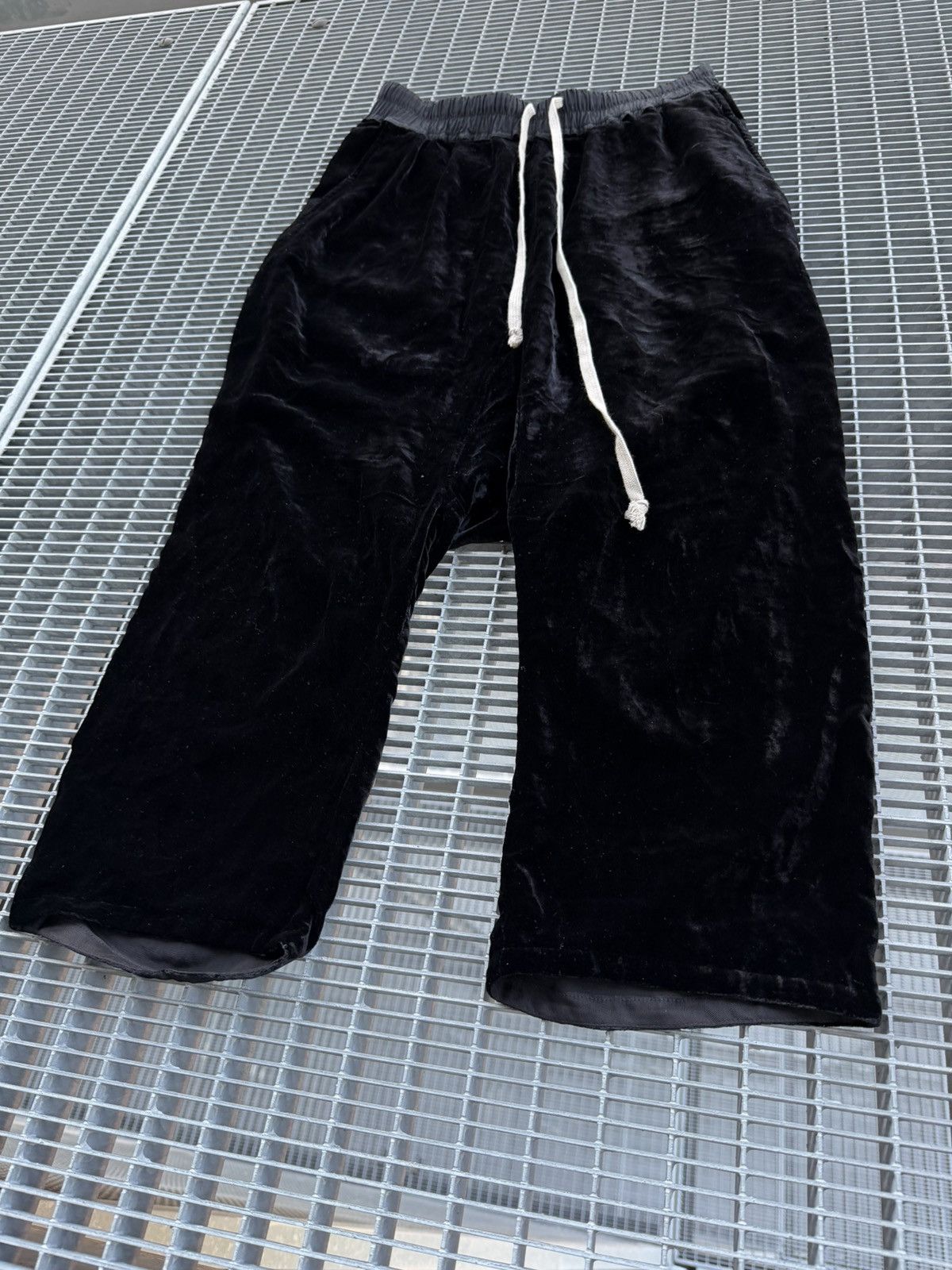 Rick Owens Rick Owens Velour Pants Size 28" / US 6 / IT 42 - 2 Thumbnail