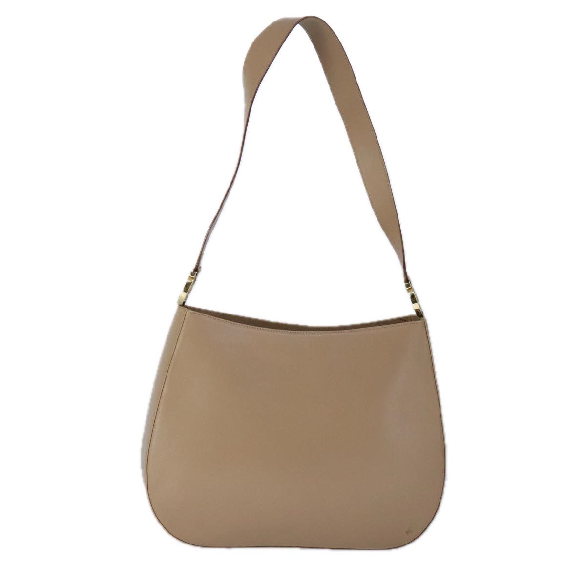 Salvatore Ferragamo Beige Leather Shoulder Bag (Pre-Owned) Size ONE SIZE - 1 Thumbnail