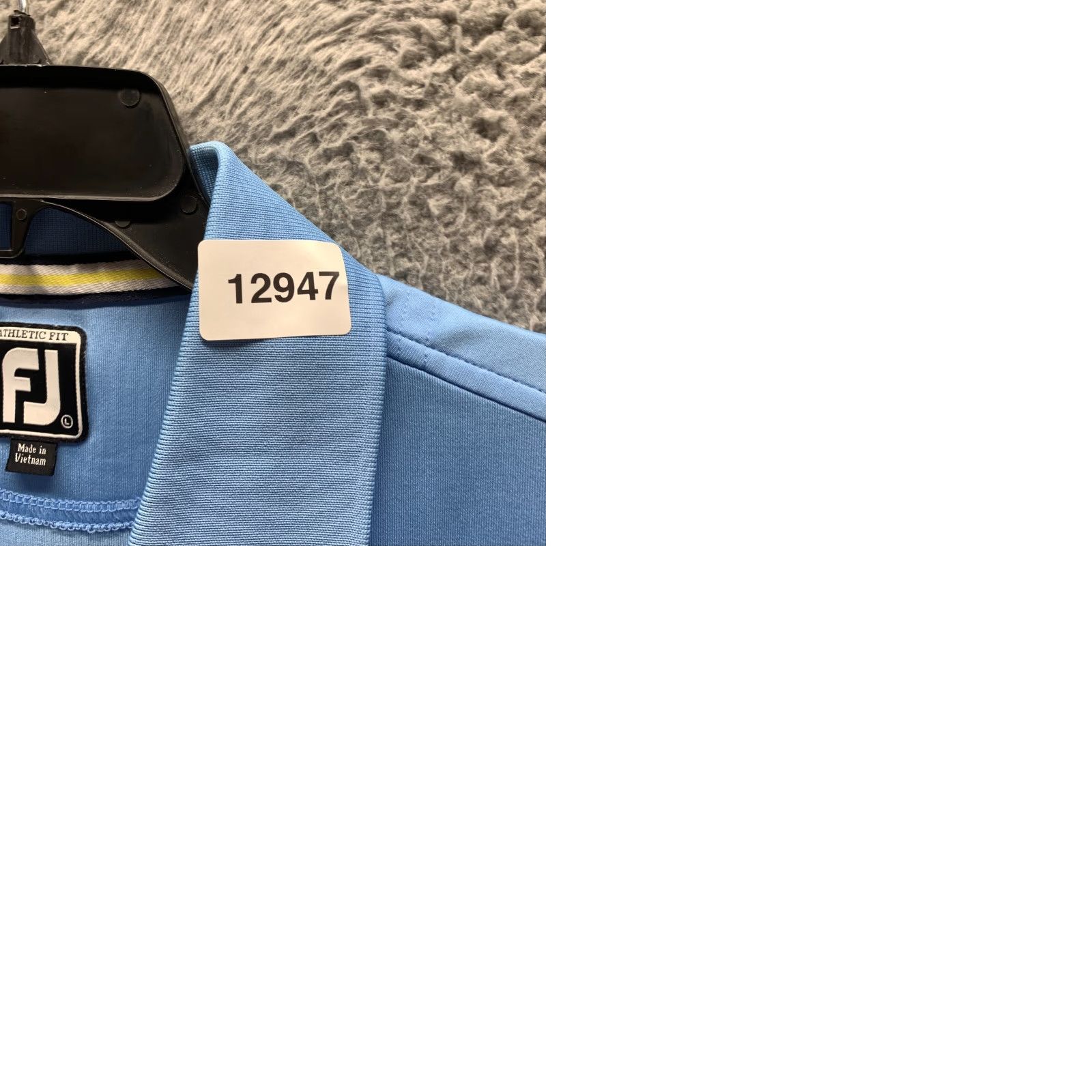 Footjoy FootJoy Polo Shirt Adult L Blue Stripe Pastel Golf Mens Polo Stretch Short Sleeve Casual 90s FootJoy Size US L / EU 52-54 / 3 - 10 Thumbnail