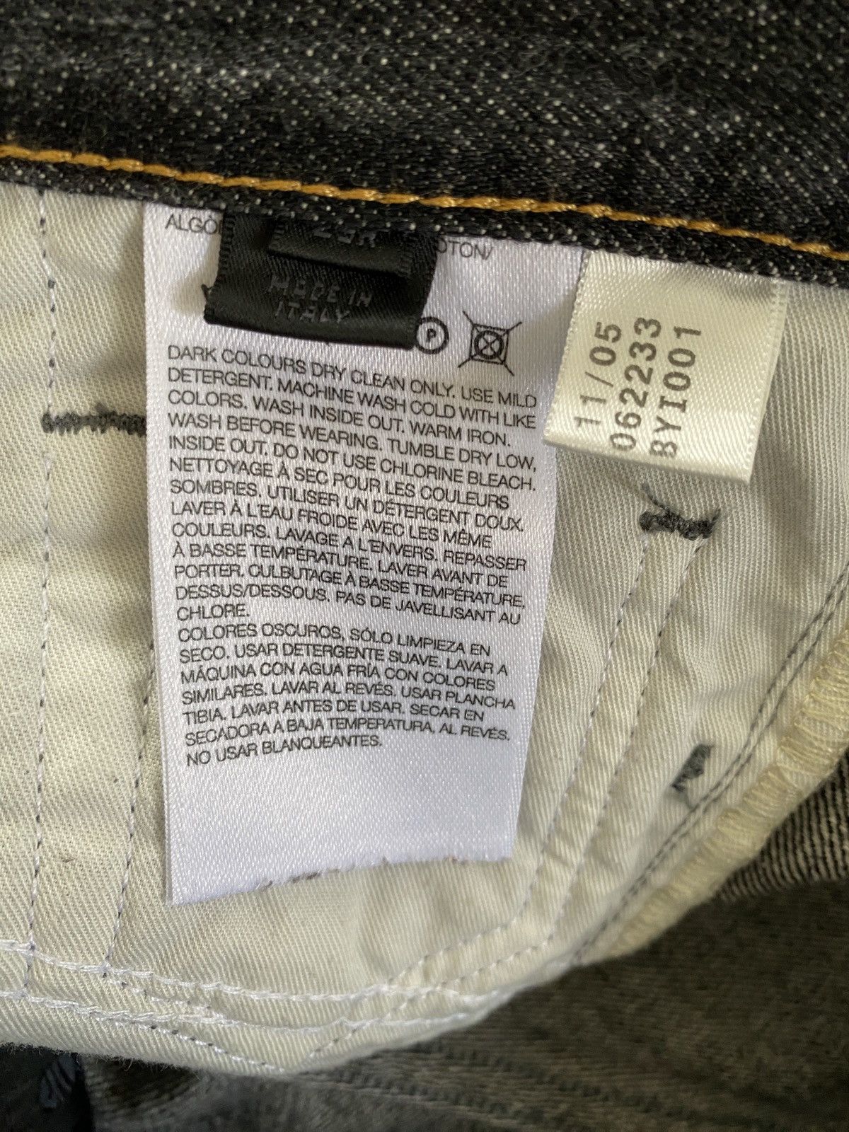 Adidas × Y-3 × Yohji Yamamoto Adidas Y-3 x Yohji Yamamoto Italy Jeans Size US 29 - 11 Thumbnail