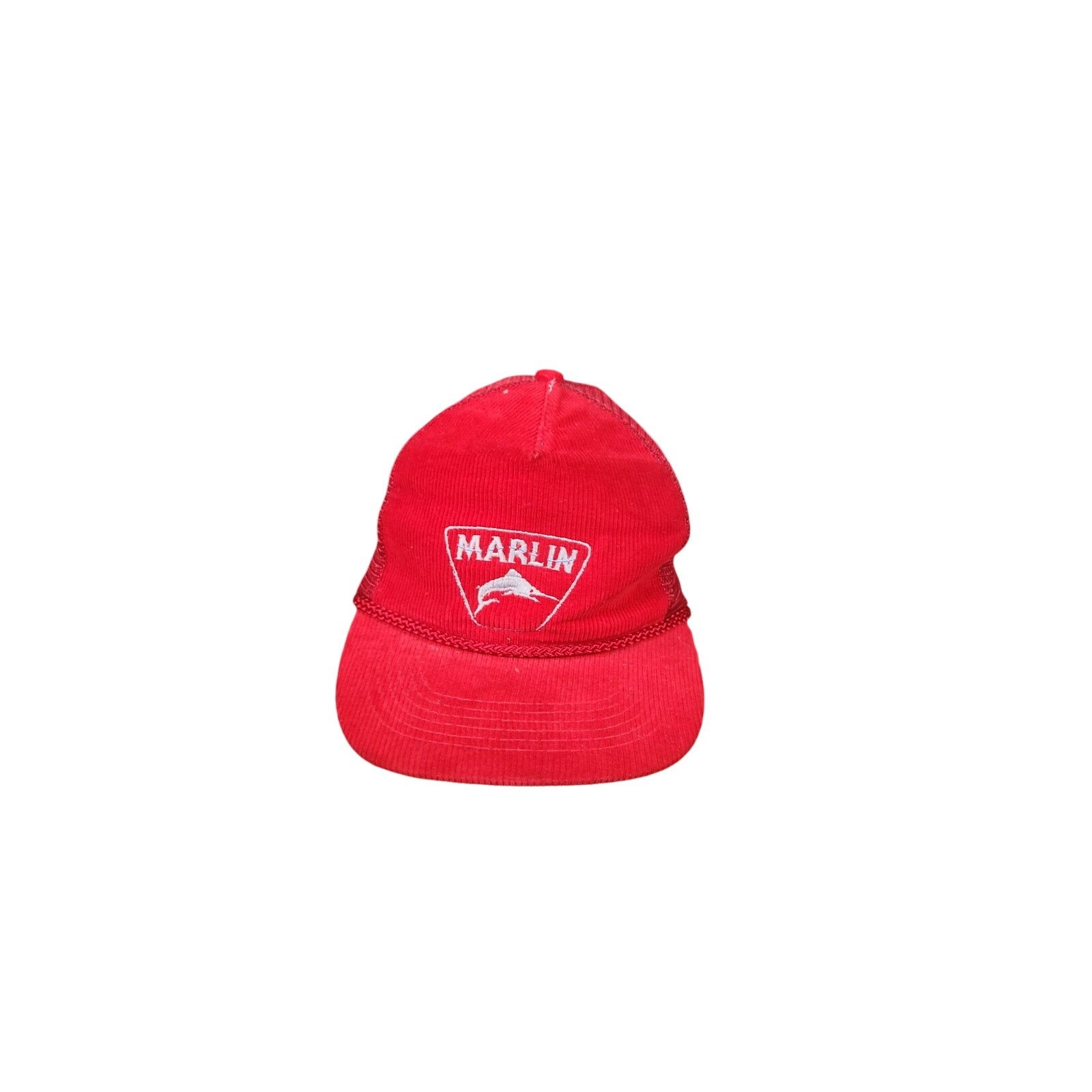 Otto Vintage 80s Corduroy Marlin Trucker hat Size ONE SIZE - 1 Thumbnail