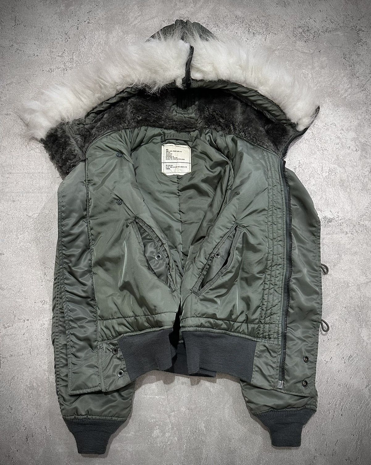 Alpha Industries Vintage Alpha Industries N2b Attached Hood Jacket Size US S / EU 44-46 / 1 - 7 Thumbnail