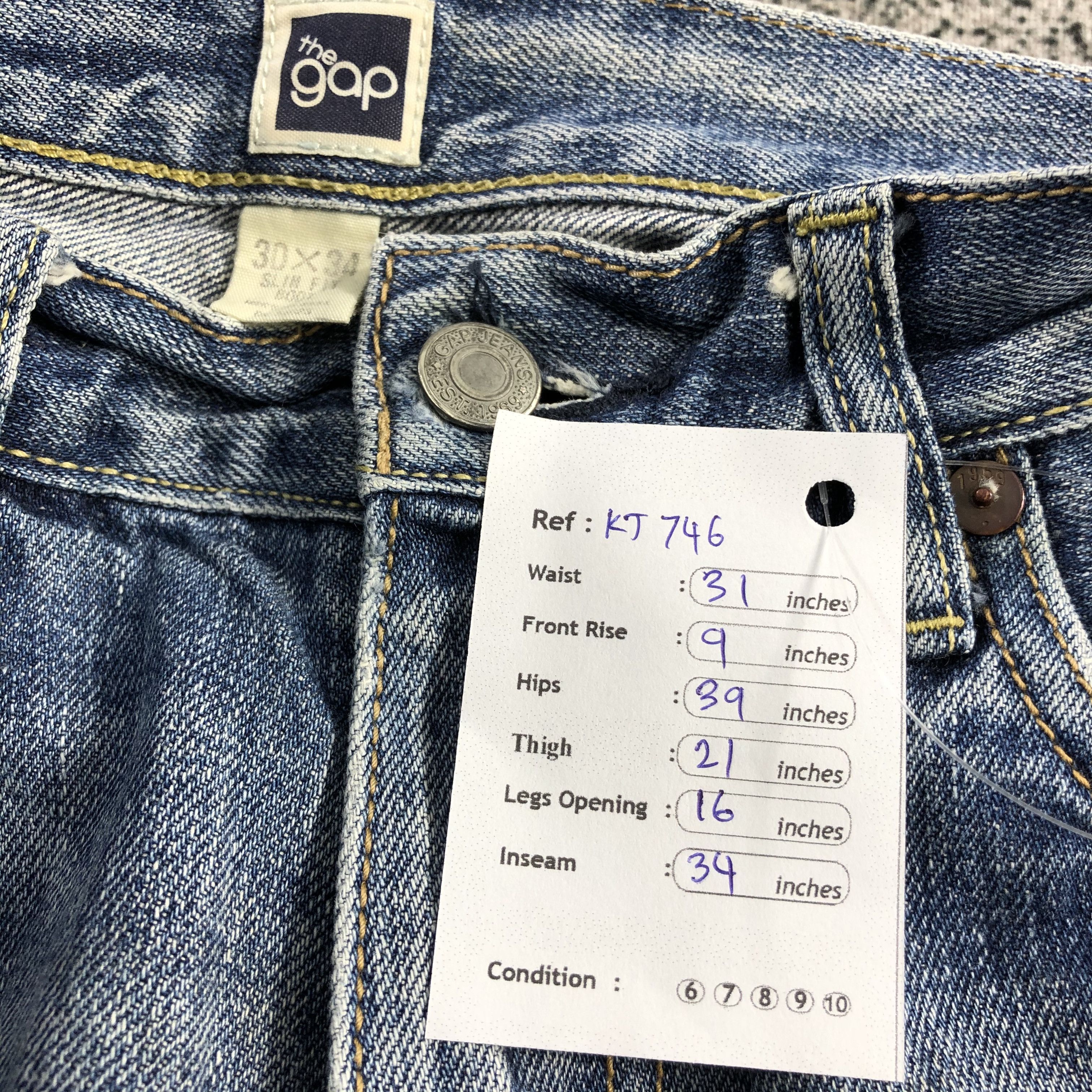 Gap The Gap Jeans Flare Denim KJ746 Size US 31 - 17 Thumbnail