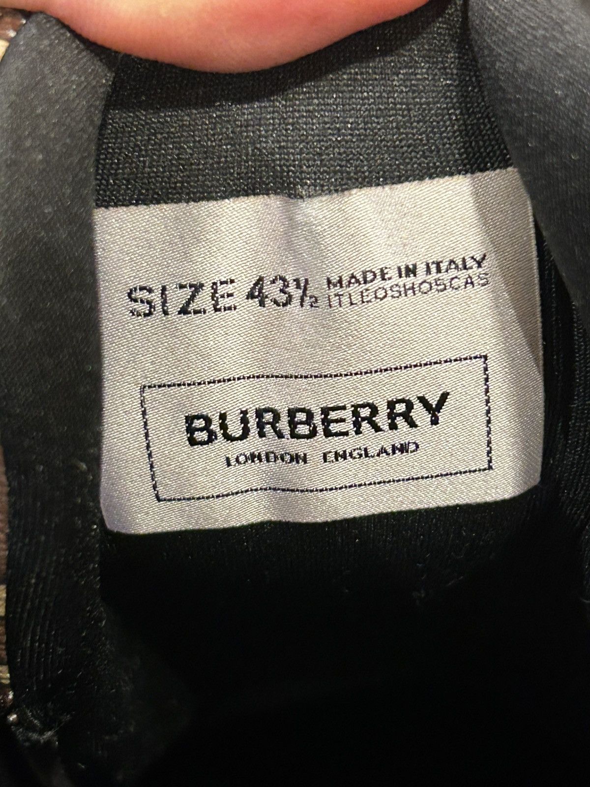 Burberry Burberry Arthur Sneakers Size US 10.5 / EU 43-44 - 6 Thumbnail