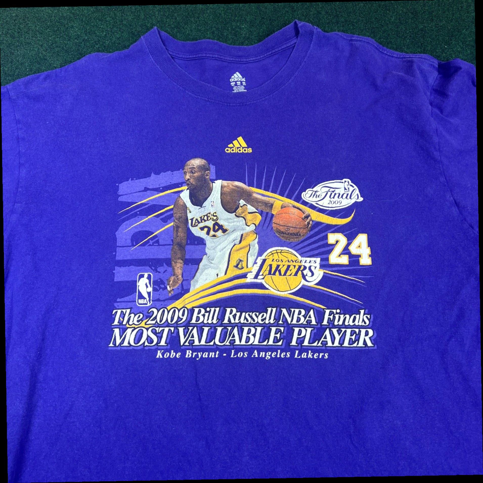 Adidas Vintage 2009 Lakers Kobe Bryant Nba MVP Shirt Adidas T Shirt Size XXL Very Rare Size US XXL / EU 58 / 5 - 2 Thumbnail