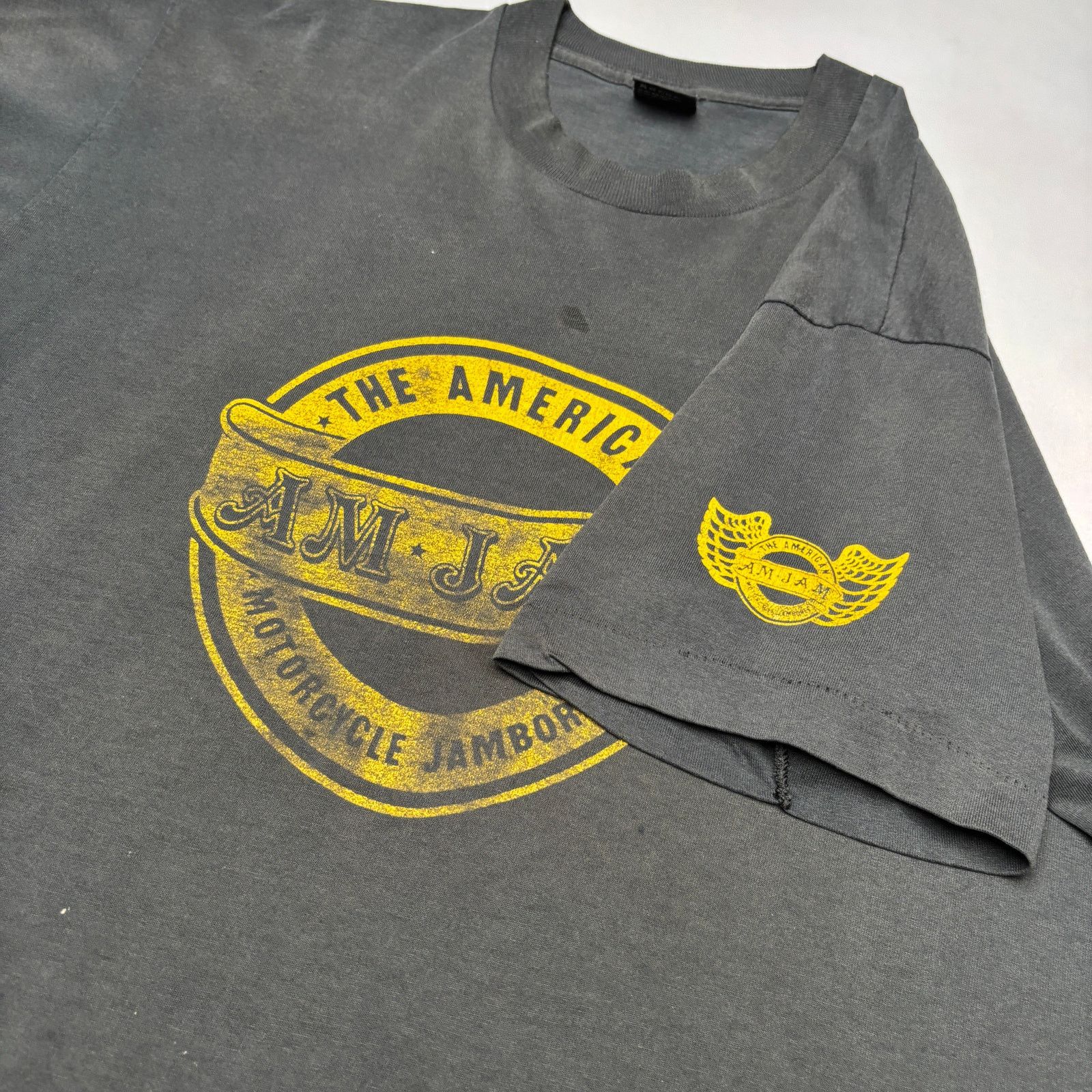 Vintage VTG 90s The American Am-Jam Motorcycle Jamboree Shirt 2XL Size US XXL / EU 58 / 5 - 3 Thumbnail