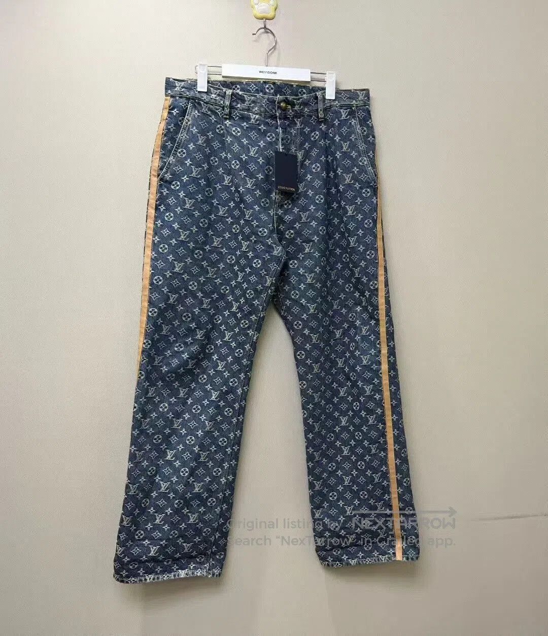 Louis Vuitton louis vuitton blue logo denim pants. Size US 36 / EU 52 - 1 Thumbnail