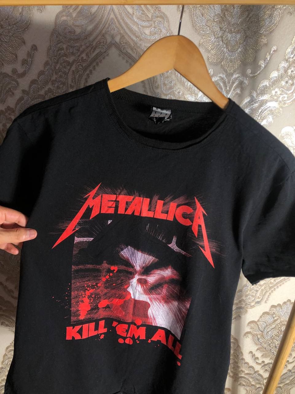 Metallica × Vintage VERY RARE METALLICA KILL’EM ALL BIG LOGO ROCK T-SHIRT BAND Size US L / EU 52-54 / 3 - 2 Thumbnail