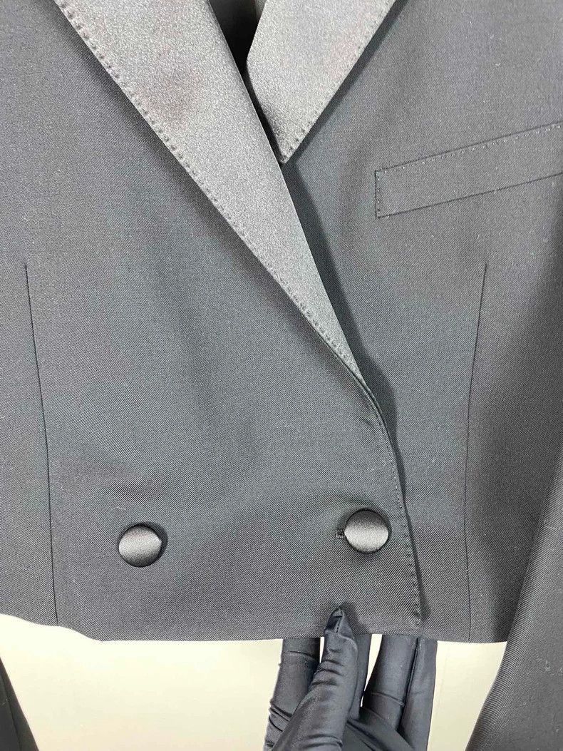 Celine Celine Short Cropped Blazer Jacket Size US S / EU 44-46 / 1 - 4 Thumbnail