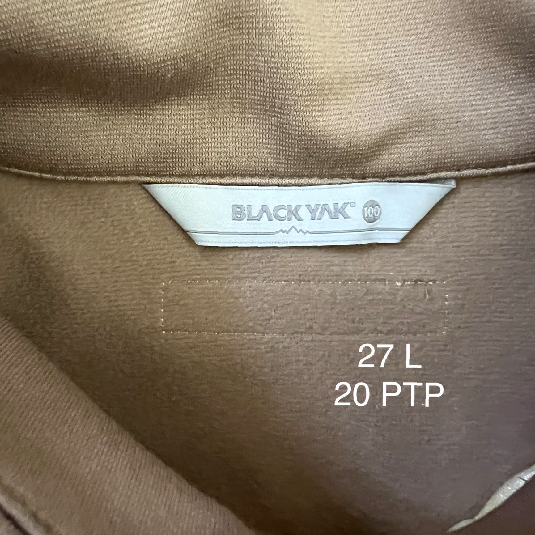 Vintage Black Yak 1/4 Zip Pullover Medium Beige Insulated Polyester Jacket Mens M Casual Outdoor Winter Size US M / EU 48-50 / 2 - 6 Thumbnail