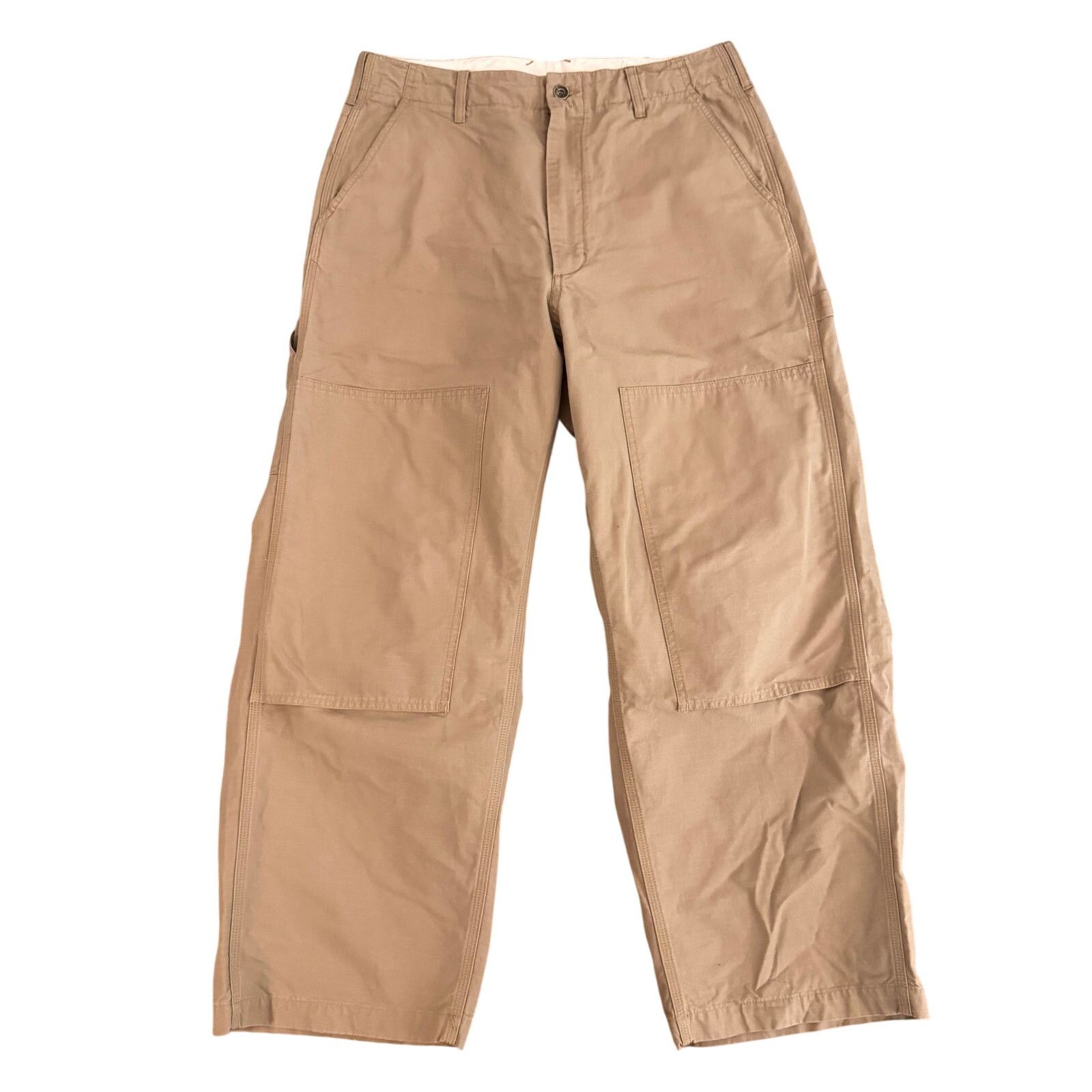Engineered Garments Engineered Garments New York Tan Double Knee Carpenter Pants Size US M / EU 48-50 / 2 - 1 Thumbnail