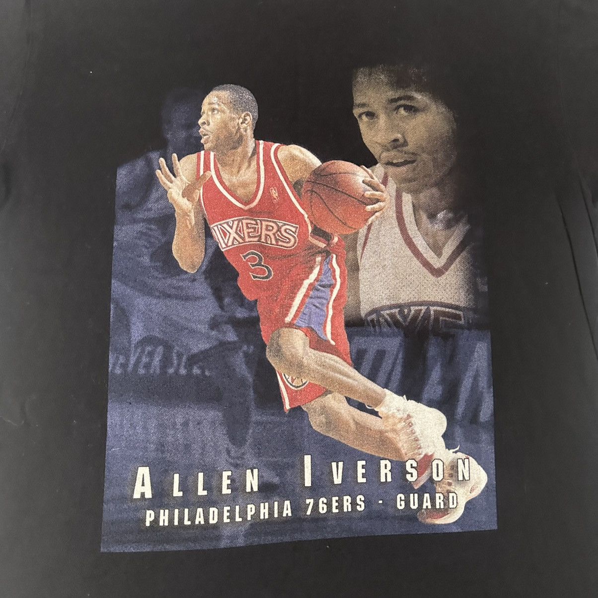 Mitchell & Ness Mitchell & Ness Allen Iverson 76ers T-Shirt Size US M / EU 48-50 / 2 - 2 Thumbnail