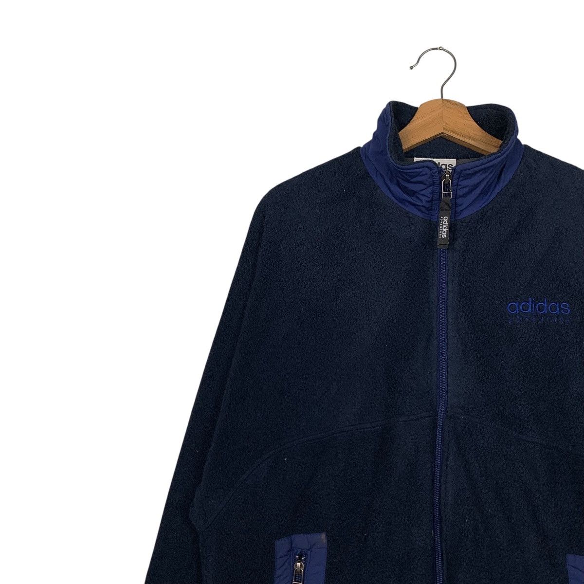 Adidas ADIDAS ADVENTURE Turtleneck Zipper Fleece Jacket #2381-C107 Size US L / EU 52-54 / 3 - 6 Thumbnail