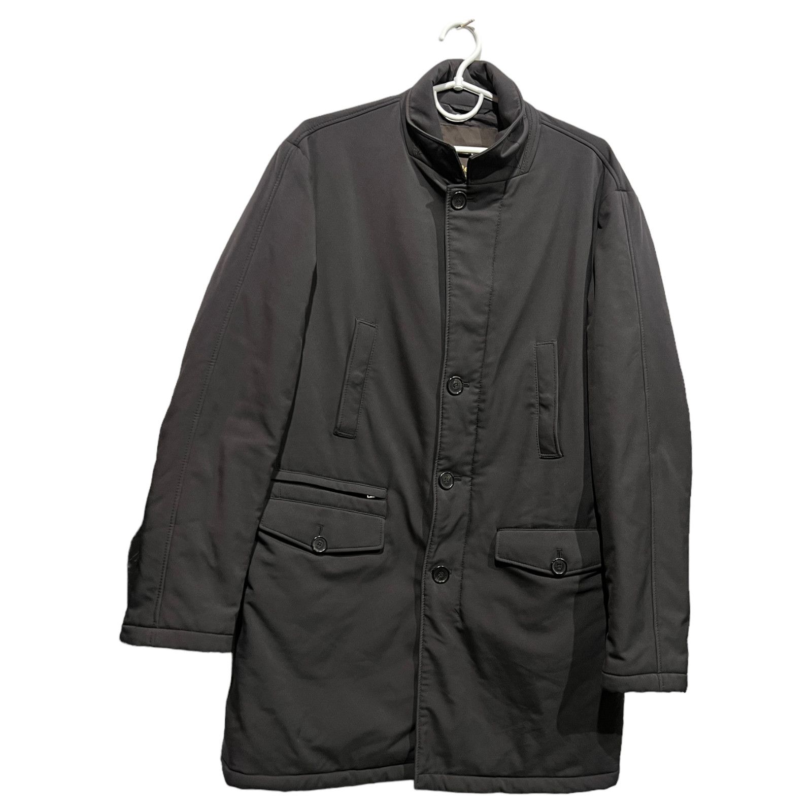 image of Allegri Milano Jacket Coat Parka Size 54 in Grey, Men's