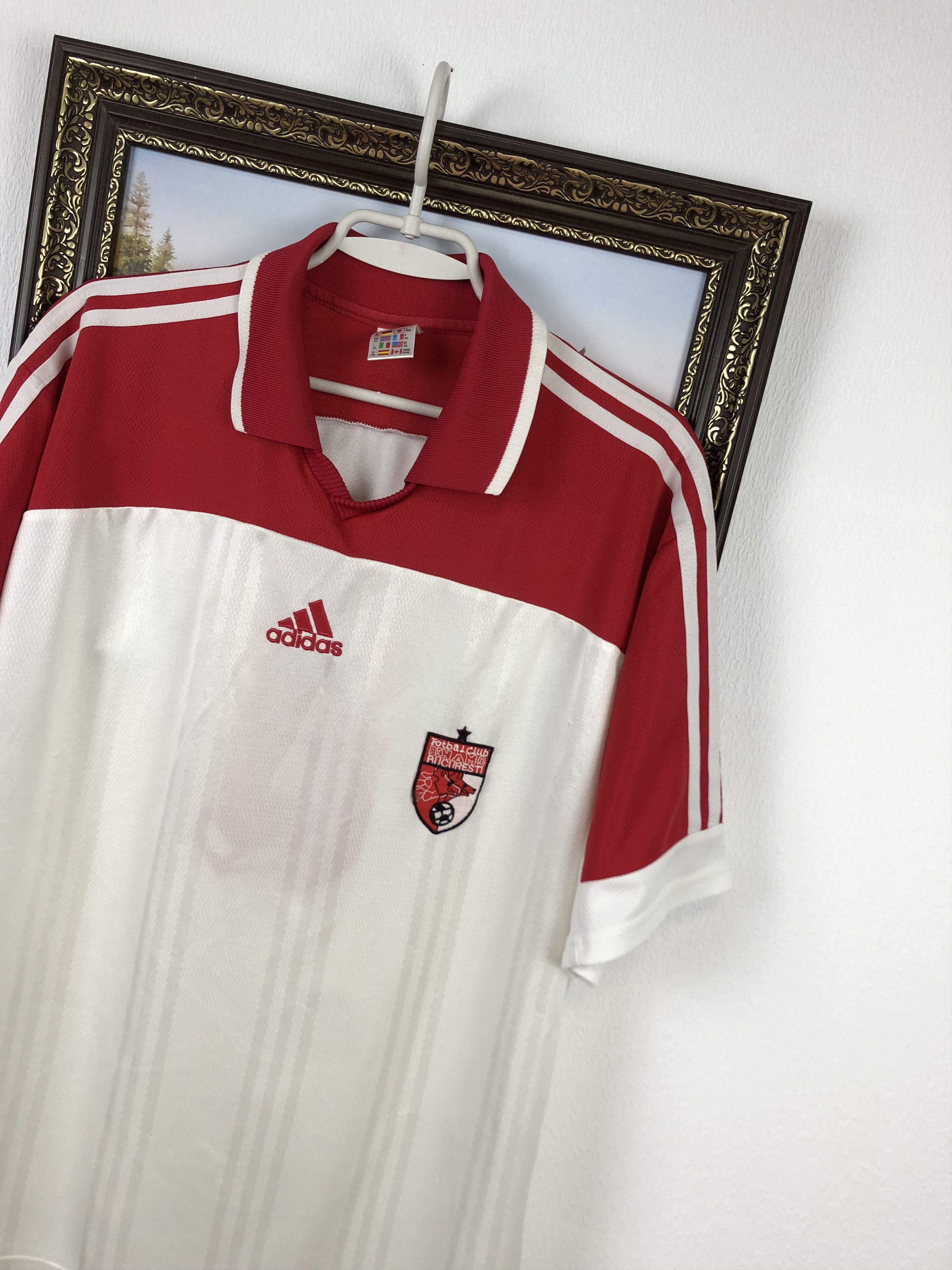 Adidas Vintage Dynamo Bucharest Football Shirt Player Issue Tee Size US XL / EU 56 / 4 - 4 Thumbnail