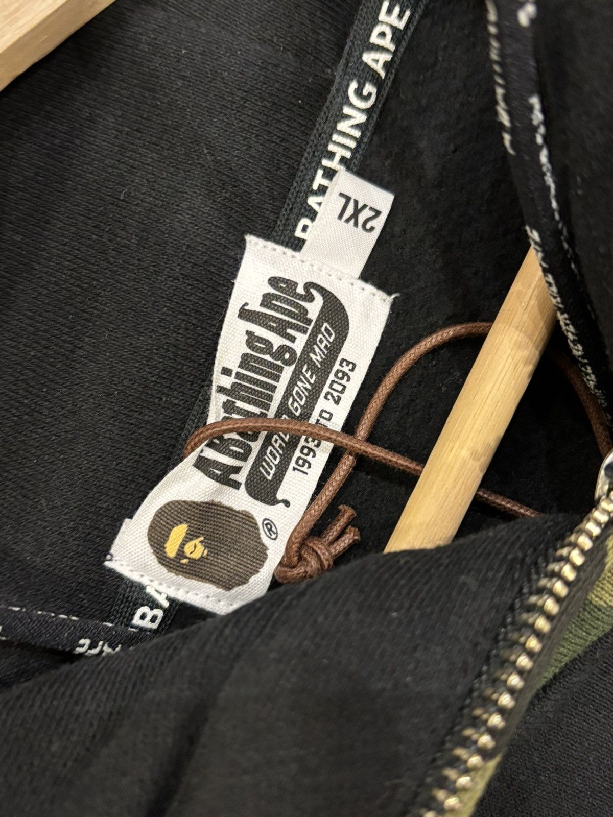 Bape Bape Scuba Neck Hoodie Size US XXL / EU 58 / 5 - 3 Thumbnail
