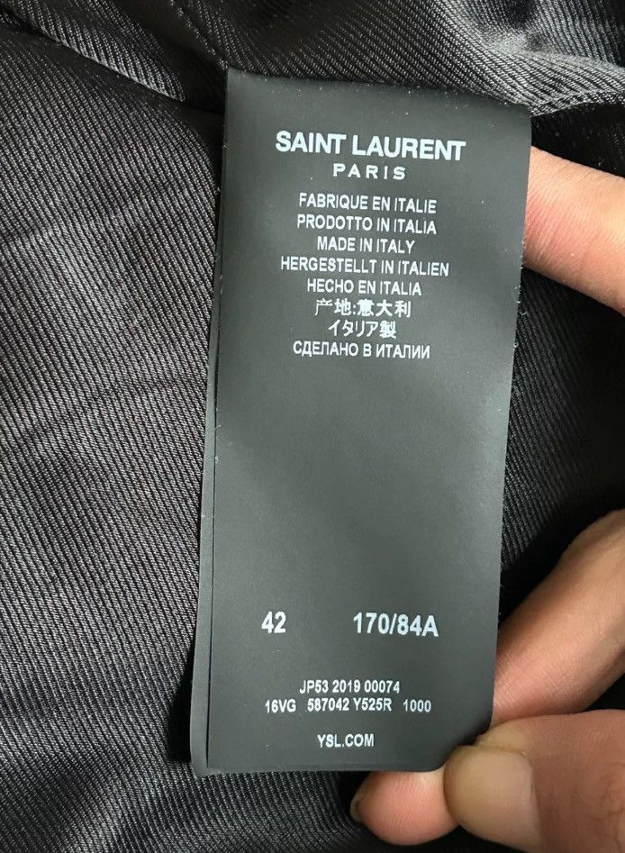 Saint Laurent Paris × Yves Saint Laurent Saint Laurent Radio Jacket Velvet Coat 2412-Nextarrow Size US XS / EU 42 / 0 - 5 Thumbnail