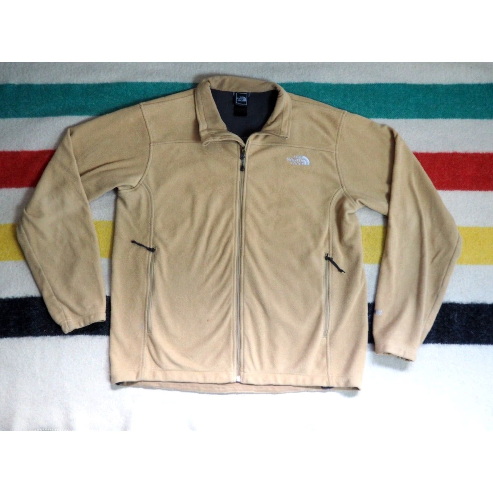 The North Face The North Face TNF Oat Windwall Beige Fleece Zip Jacket Mens L Size US L / EU 52-54 / 3 - 2 Thumbnail