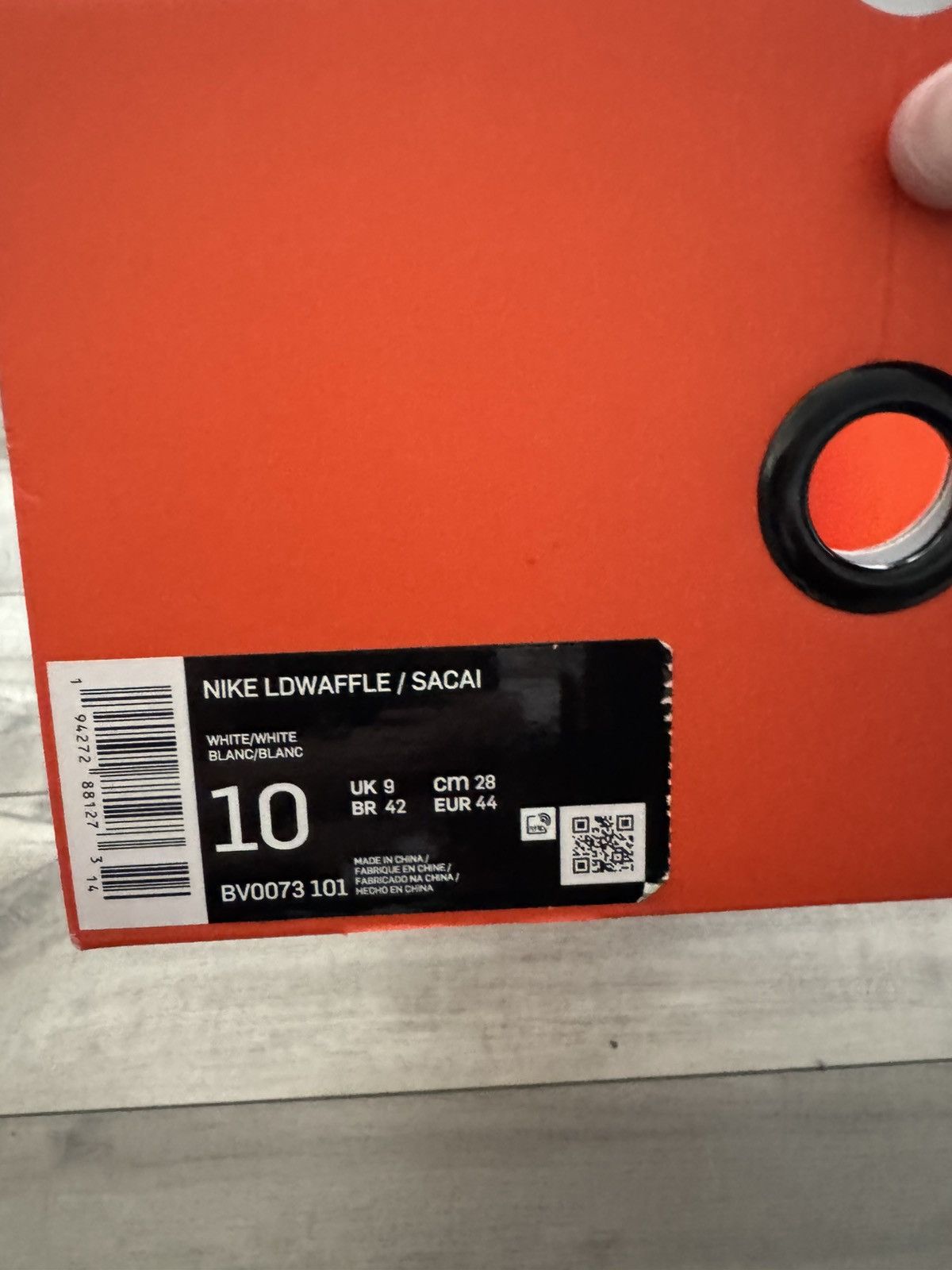 Nike × Sacai Nike Sacai Waffle nylon *white colorway* *steal* Size US 10 / EU 43 - 10 Thumbnail