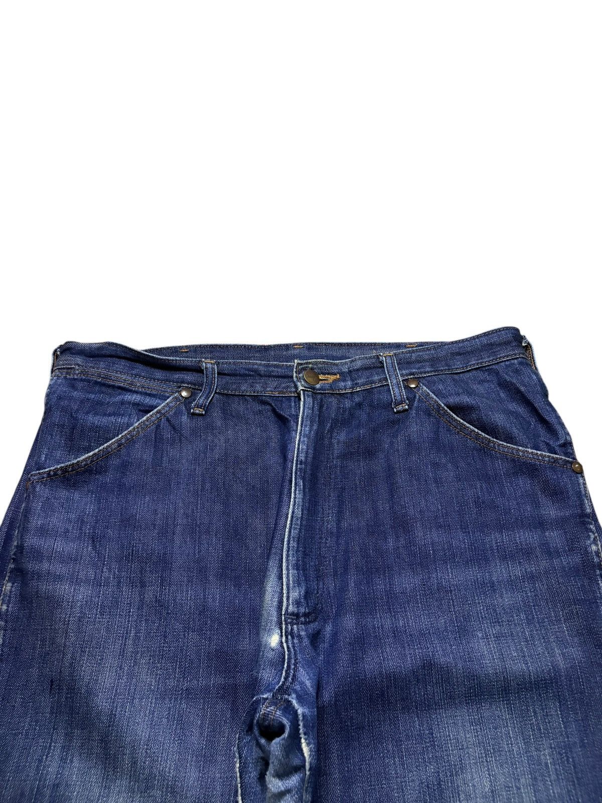 Wrangler Vintage Wrangler Blue Wash Distressed Loose Baggy Jeans Size US 36 / EU 52 - 4 Thumbnail