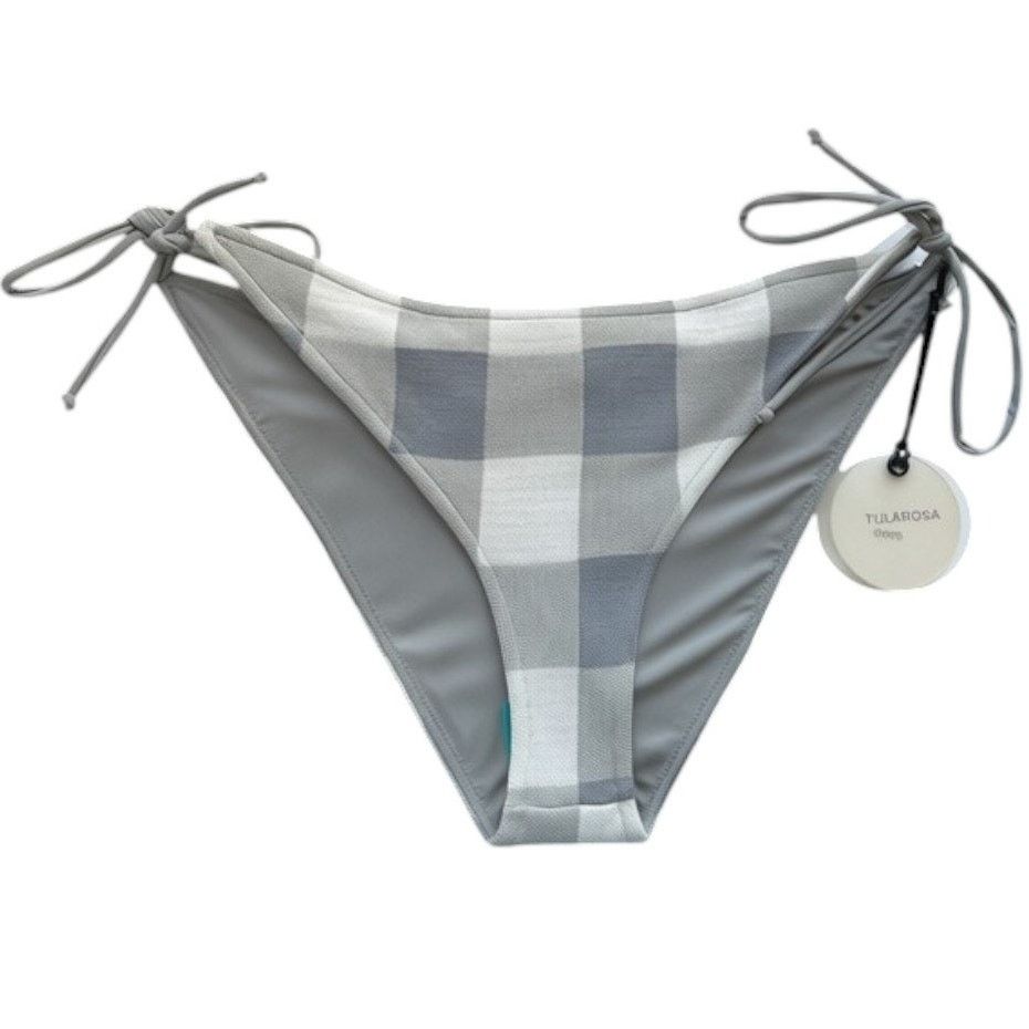 Other Tularosa Tawney Grey Bikini Top (M) + Side Tie Bottom (L)Set Size ONE SIZE - 9 Thumbnail