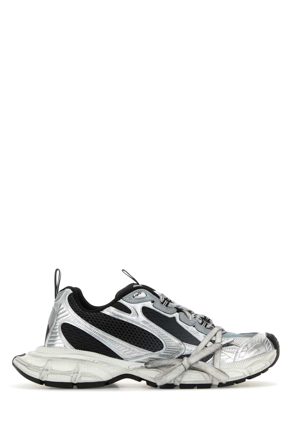Multicolor Mesh And Rubber 3Xl Gradient Sneakers