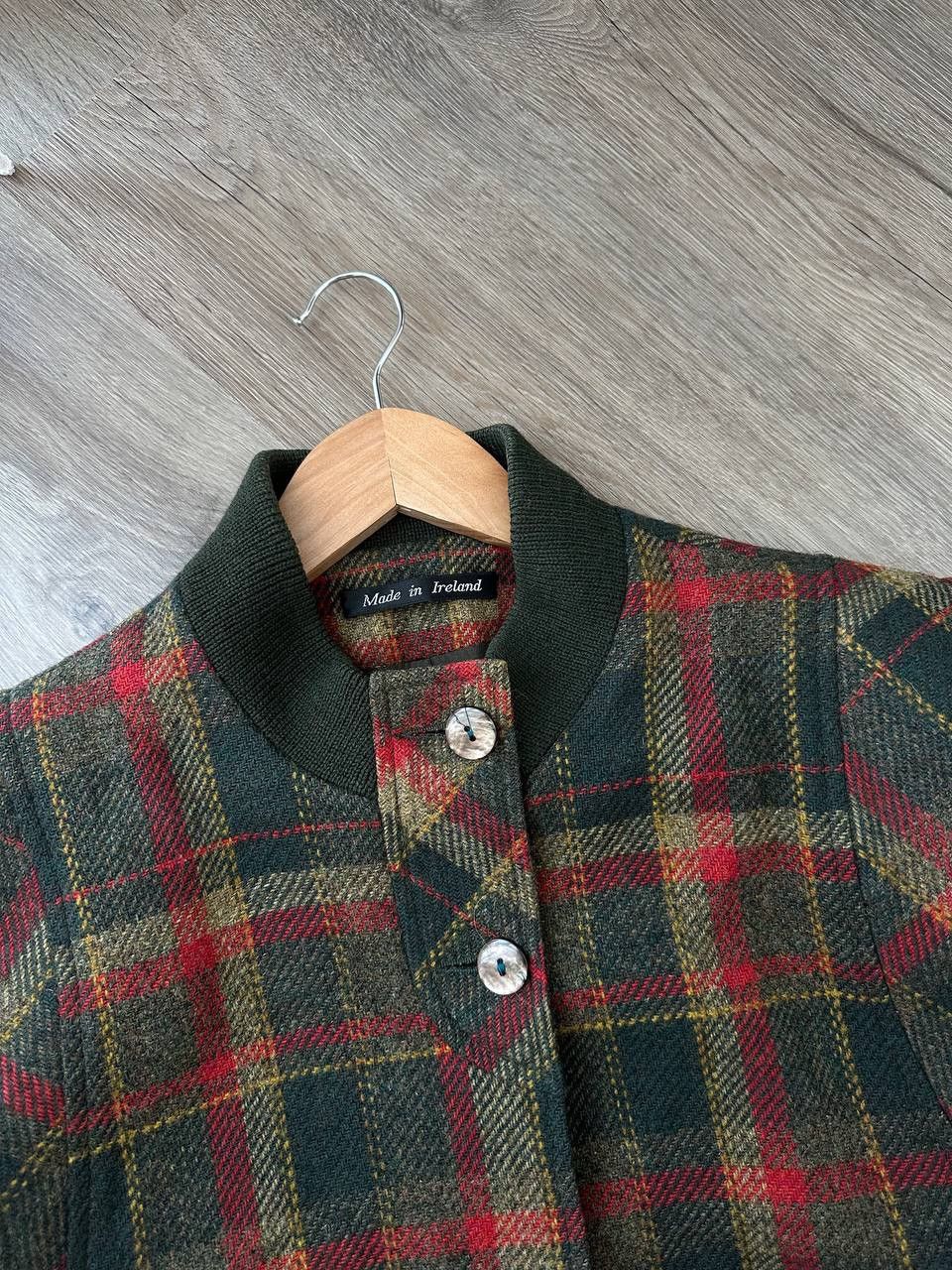 Other UK Vintage Avoca Ireland Wool Checked Collection Jacket Size M / US 6-8 / IT 42-44 - 6 Thumbnail