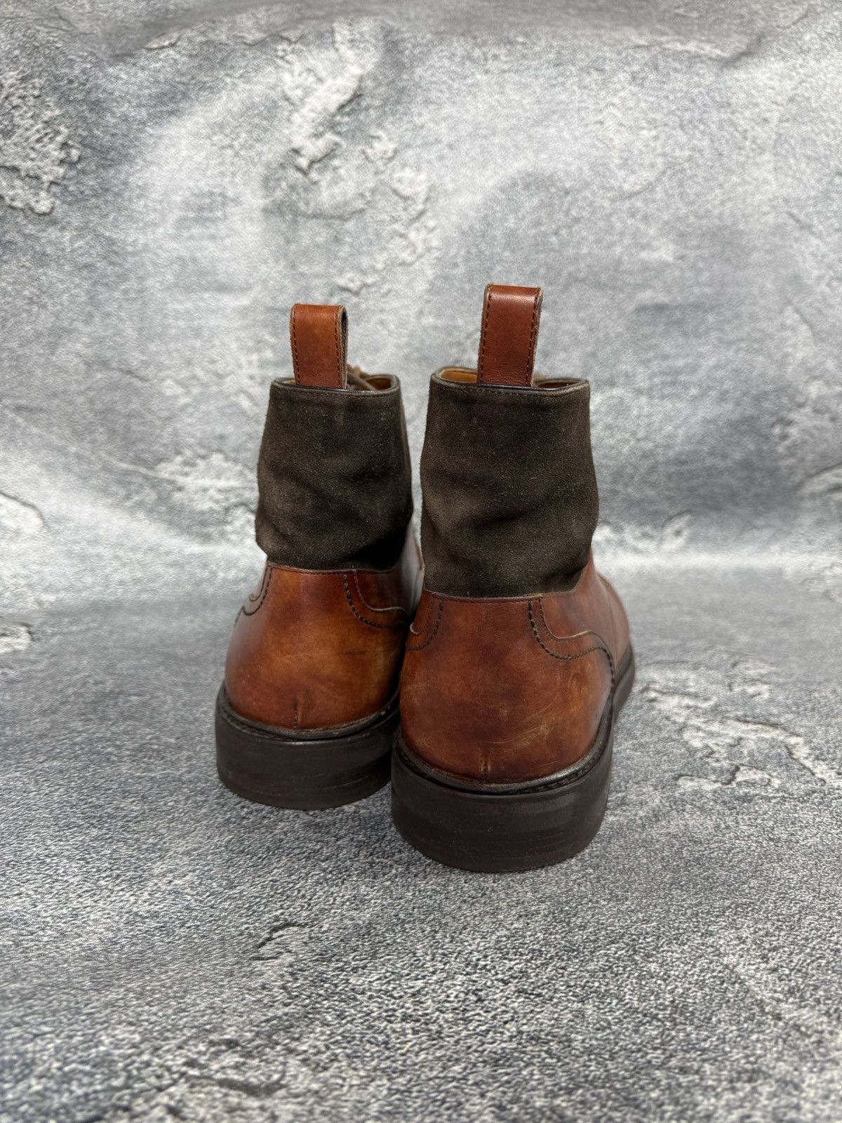 Ermenegildo Zegna zegna ermenegildo couture leather boots shoes lace up Size US 13 / EU 46 - 3 Thumbnail