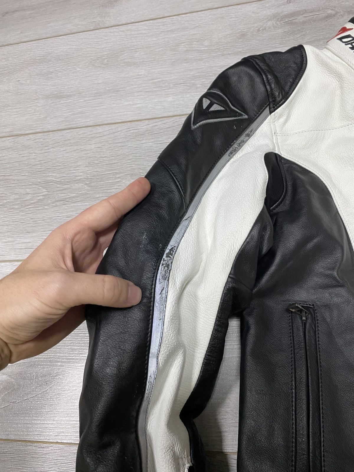 Dainese Dainese Yohji style leather big logo zip protection jacket Size S / US 4 / IT 40 - 11 Thumbnail