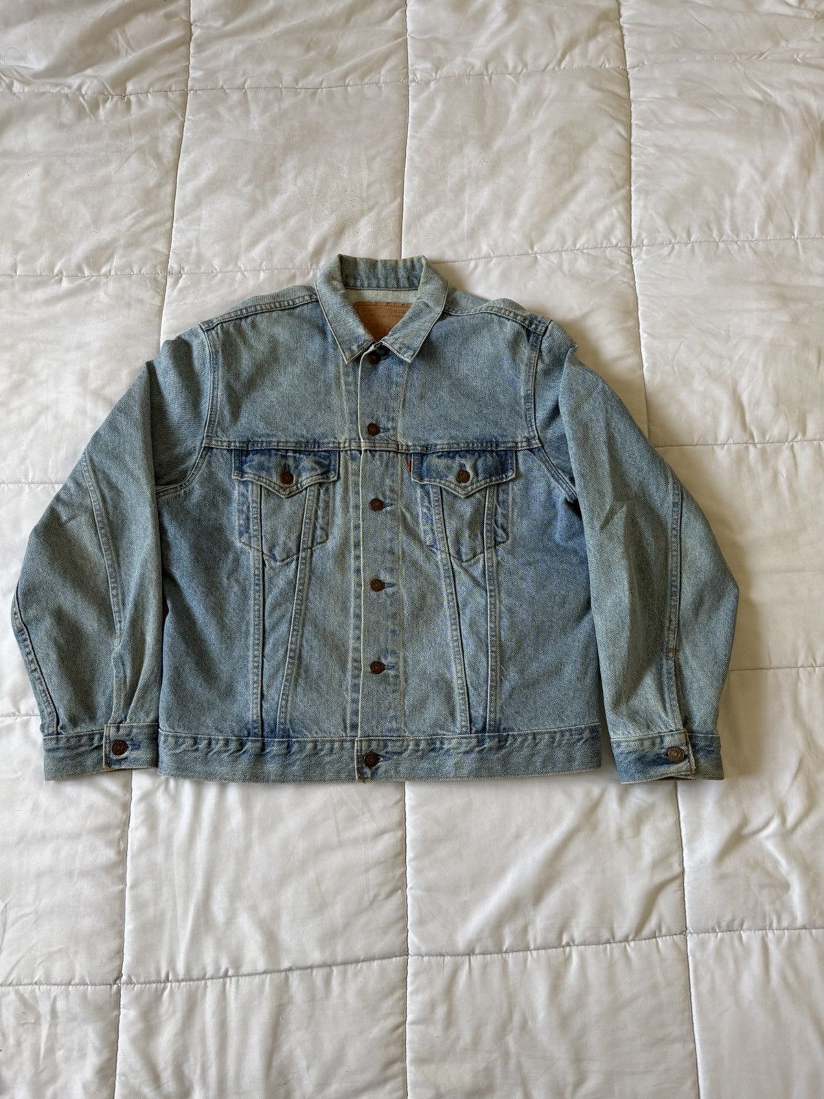 Levi's ‘80s Levi's Light Blue Denim Jacket Size US L / EU 52-54 / 3 - 1 Thumbnail
