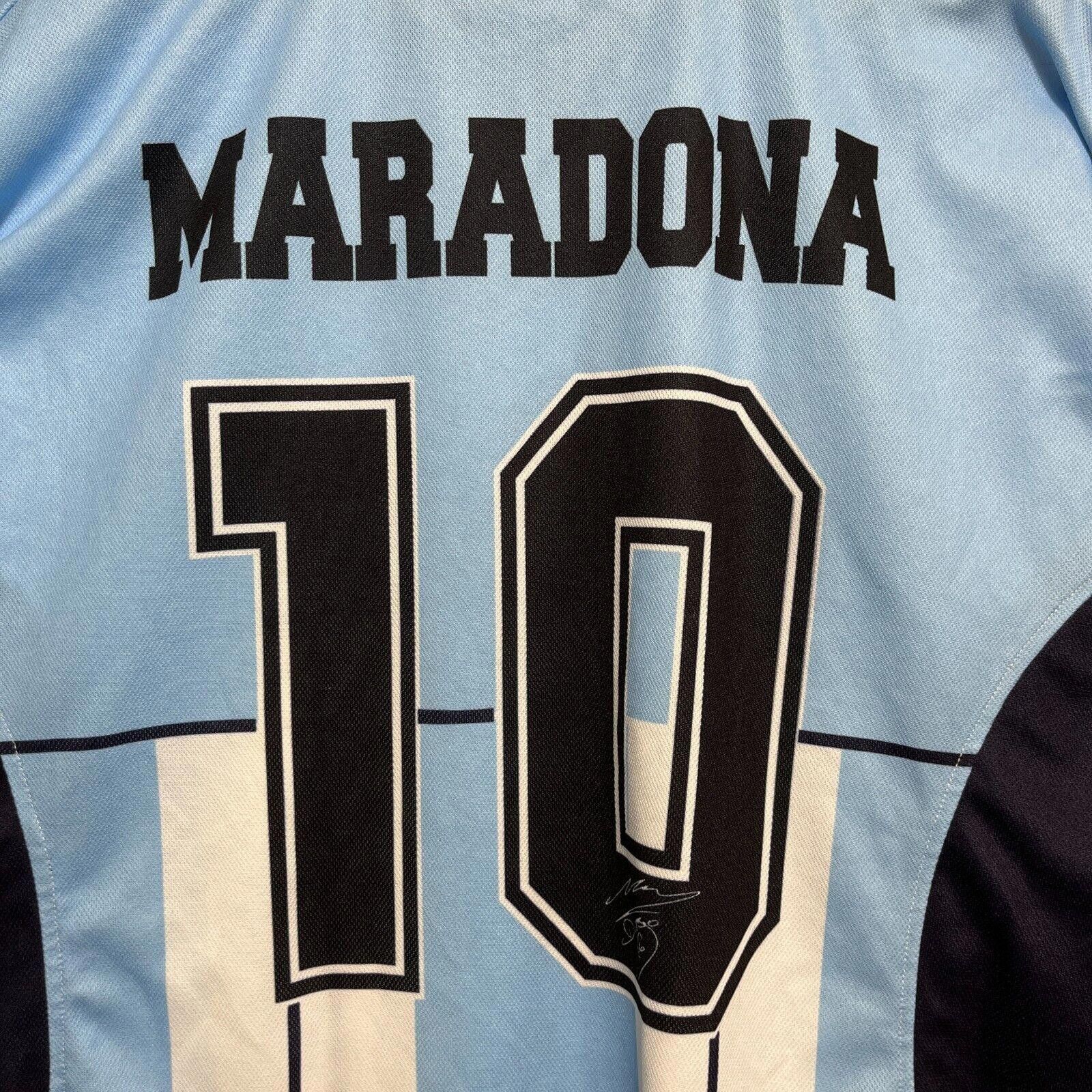 Fila × Vintage Vintage 2001 Fila Maradona XL Argentina Farwell Jersey Size US XL / EU 56 / 4 - 12 Thumbnail