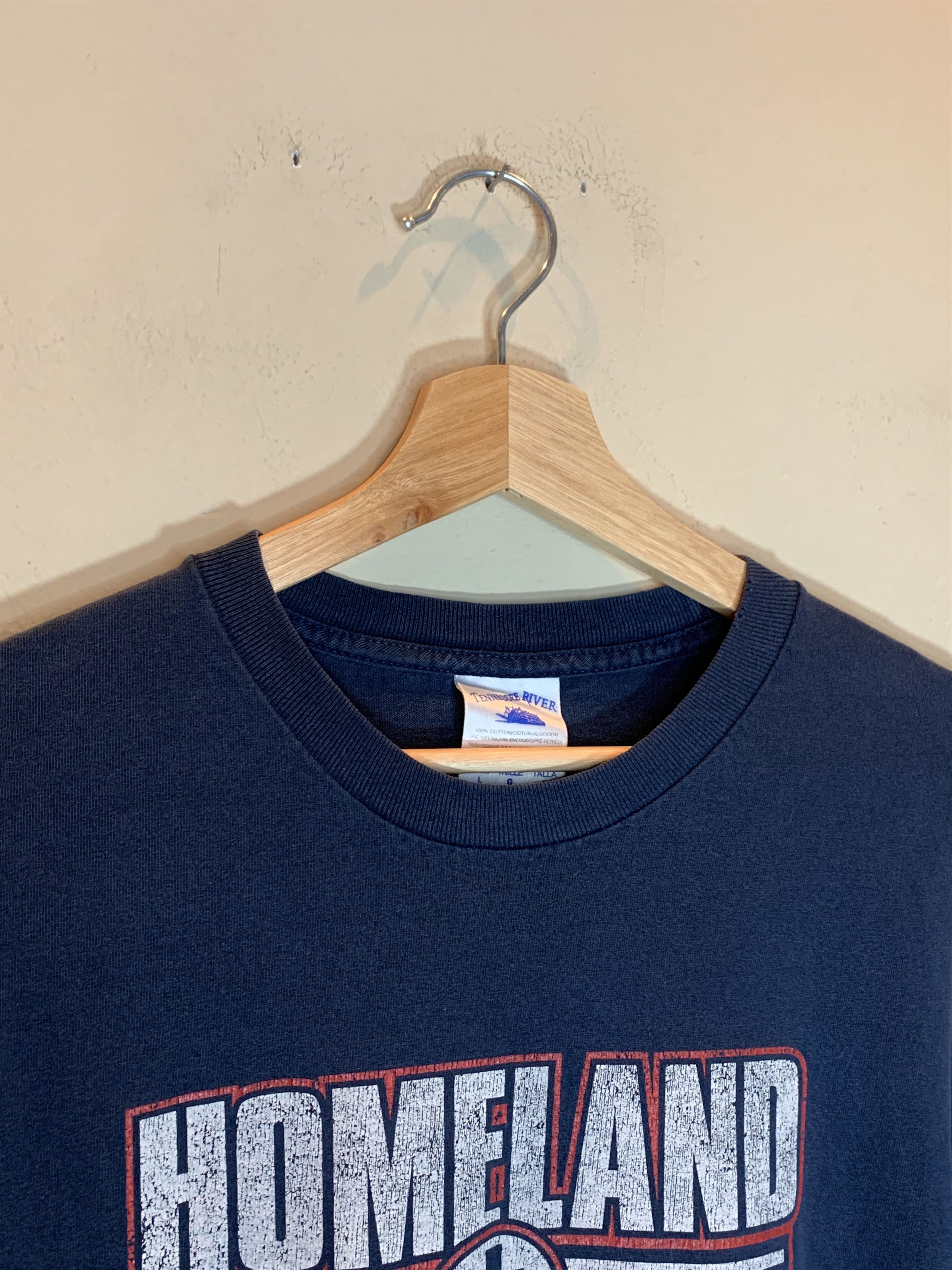 Vintage RARE Vintage Jesus Homeland Security Christian Kerusso Shirt Size US L / EU 52-54 / 3 - 7 Thumbnail