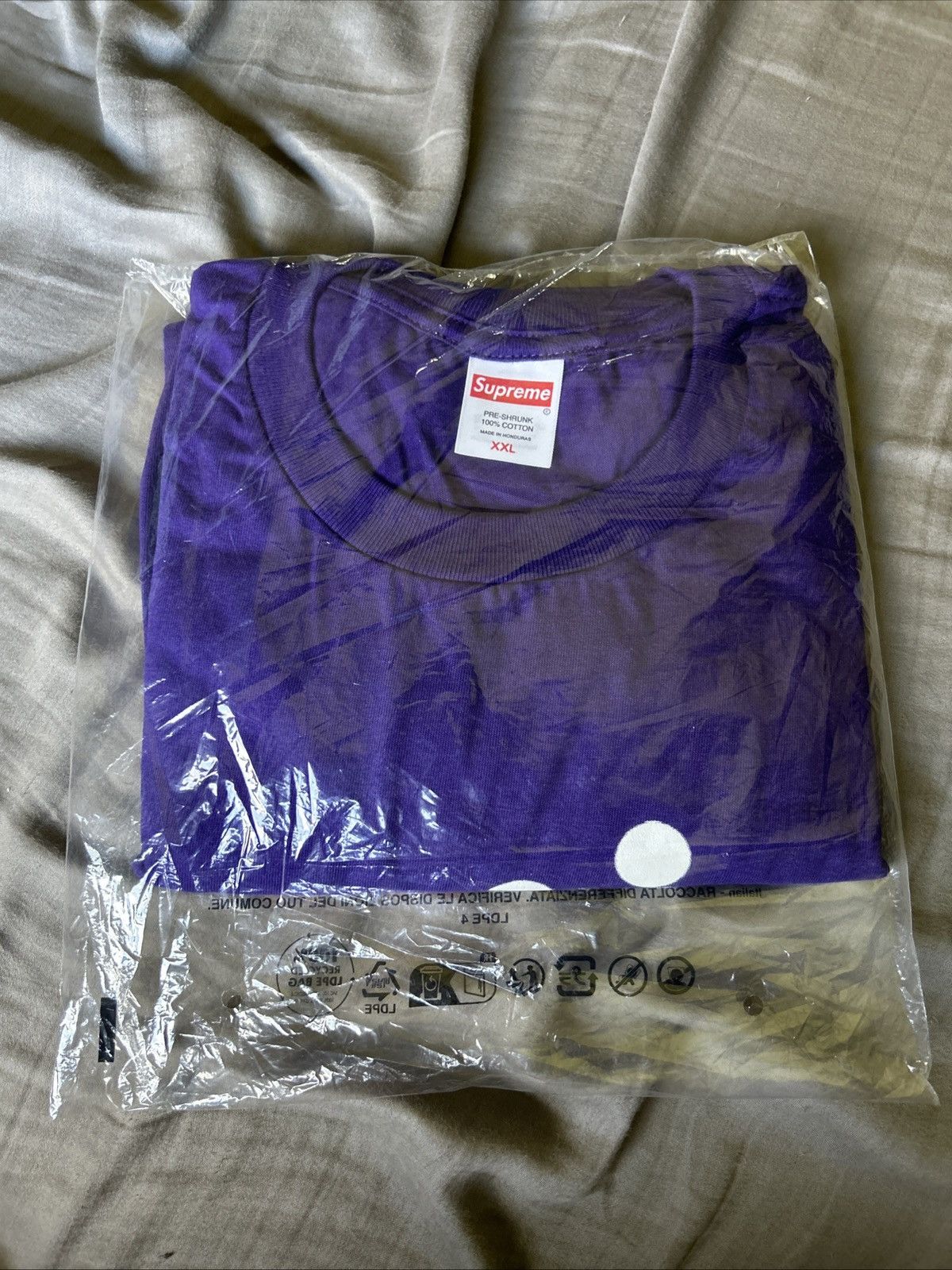 Supreme Supreme FW25 Stick Tee Purple XXL 2xl box logo Size US XXL / EU 58 / 5 - 2 Thumbnail
