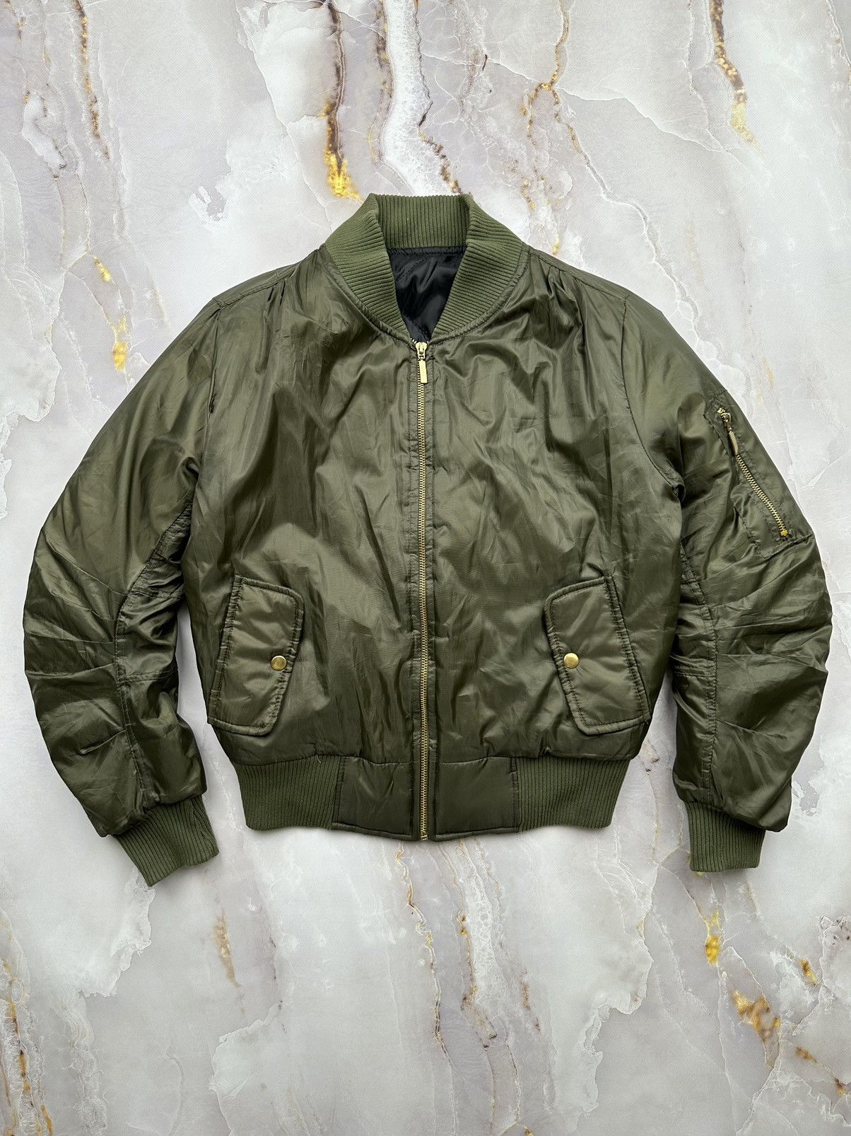 Avant Garde × Japanese Brand × Vintage Y2K H&M Crop Bomber