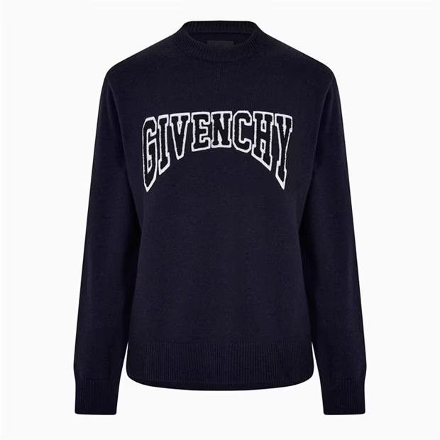 image of Givenchy O1G2R1Mq0424 Knitwear In Dark Navy, Men's (Size Medium)
