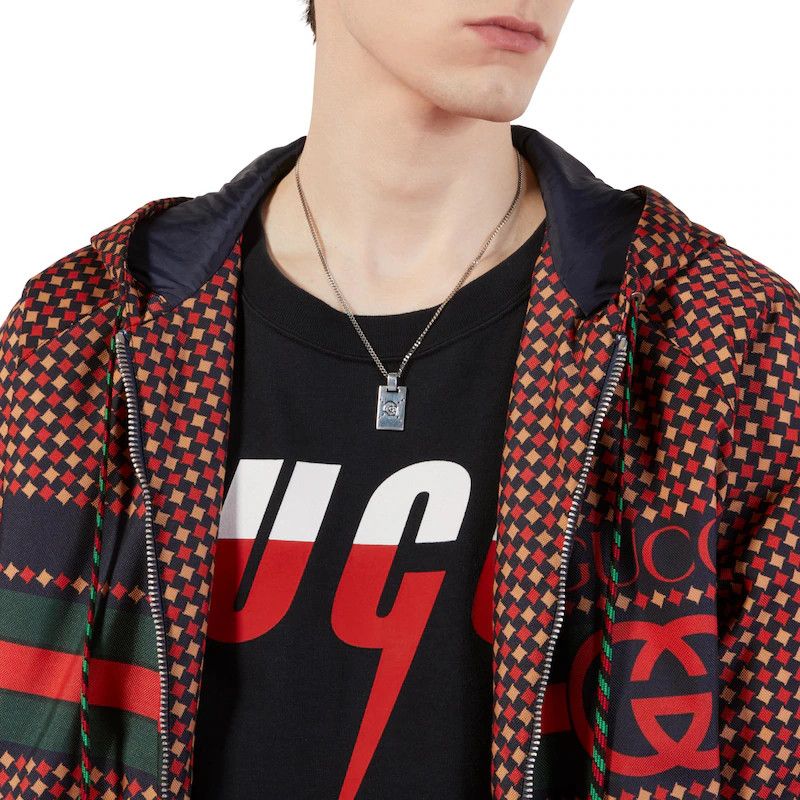 Gucci oc11z0126 Size: OS Ghost Pendant Necklace In Silver Size ONE SIZE - 3 Thumbnail