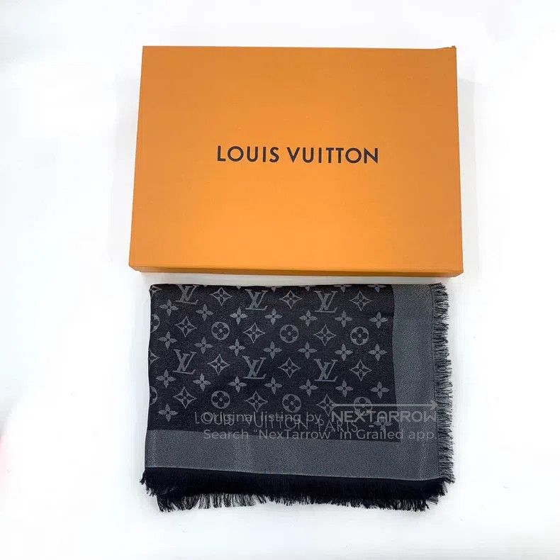 Louis Vuitton Louis Vuitton Monogram Shine Black and Grey logo Old Flowe Size ONE SIZE - 9 Thumbnail