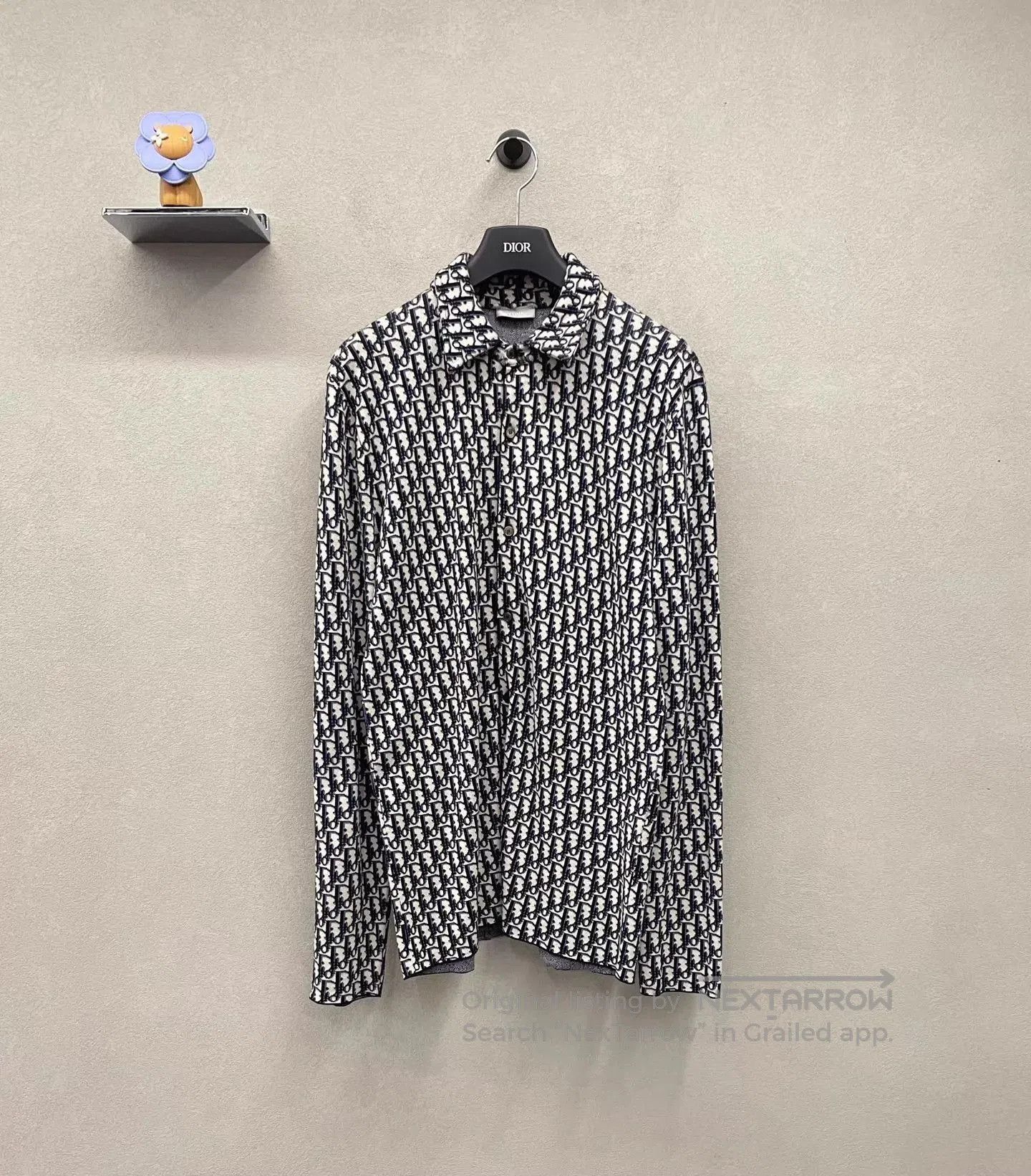 Dior Black Patterned Long-Sleeve Button-Up Shirt Size S. Size US S / EU 44-46 / 1 - 1 Thumbnail