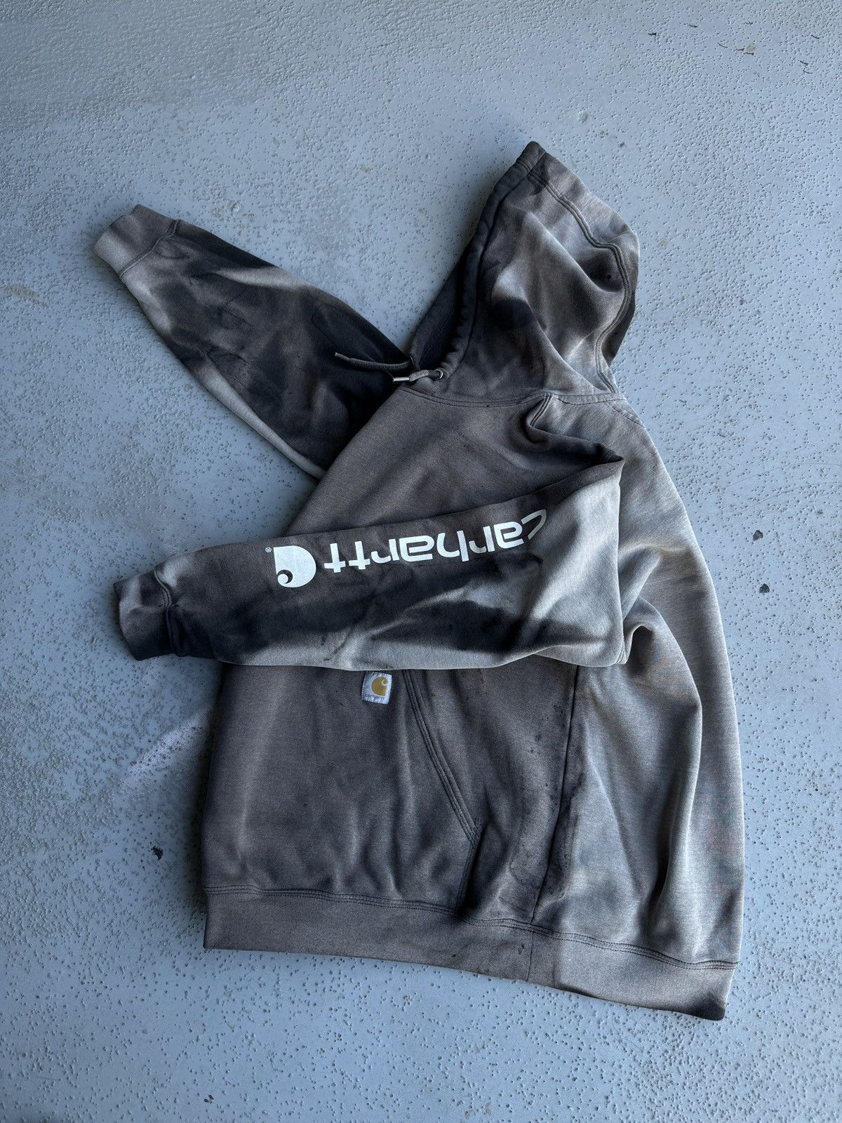 Carhartt PERFECTLY faded gray CARHARTT hoodie Large Size US L / EU 52-54 / 3 - 2 Thumbnail