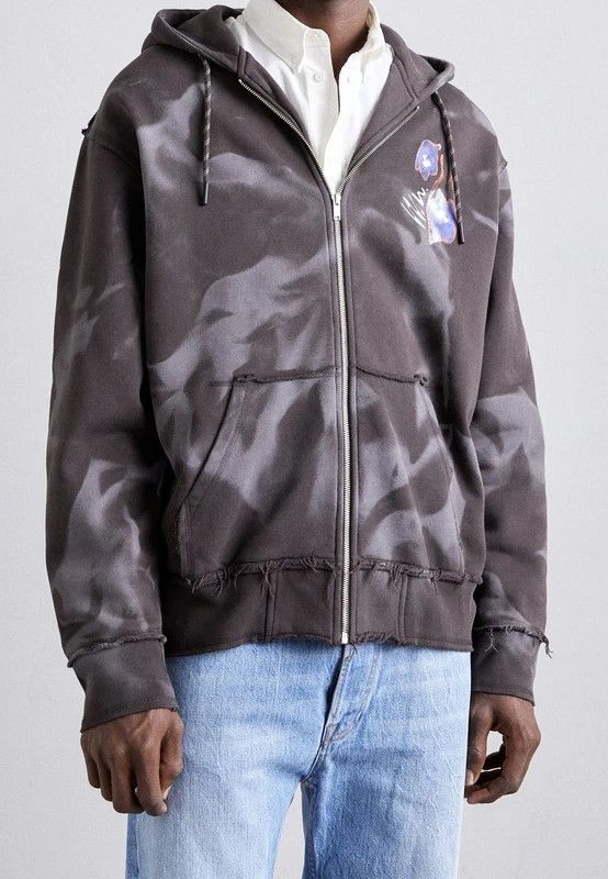 Acne Studios $340 - Hades Floral Zip - Dark Coffee Size US M / EU 48-50 / 2 - 1 Thumbnail