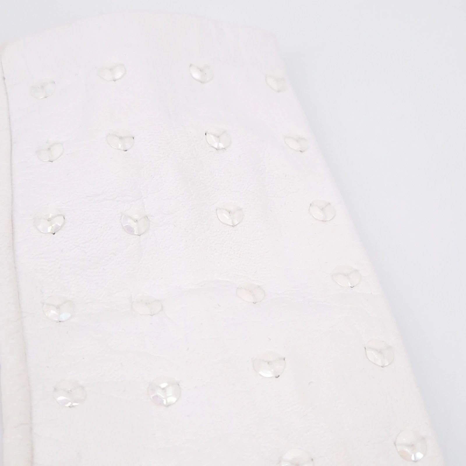 Hermes Chevre Leather Gloves with Sequin Detail Size ONE SIZE - 10 Thumbnail