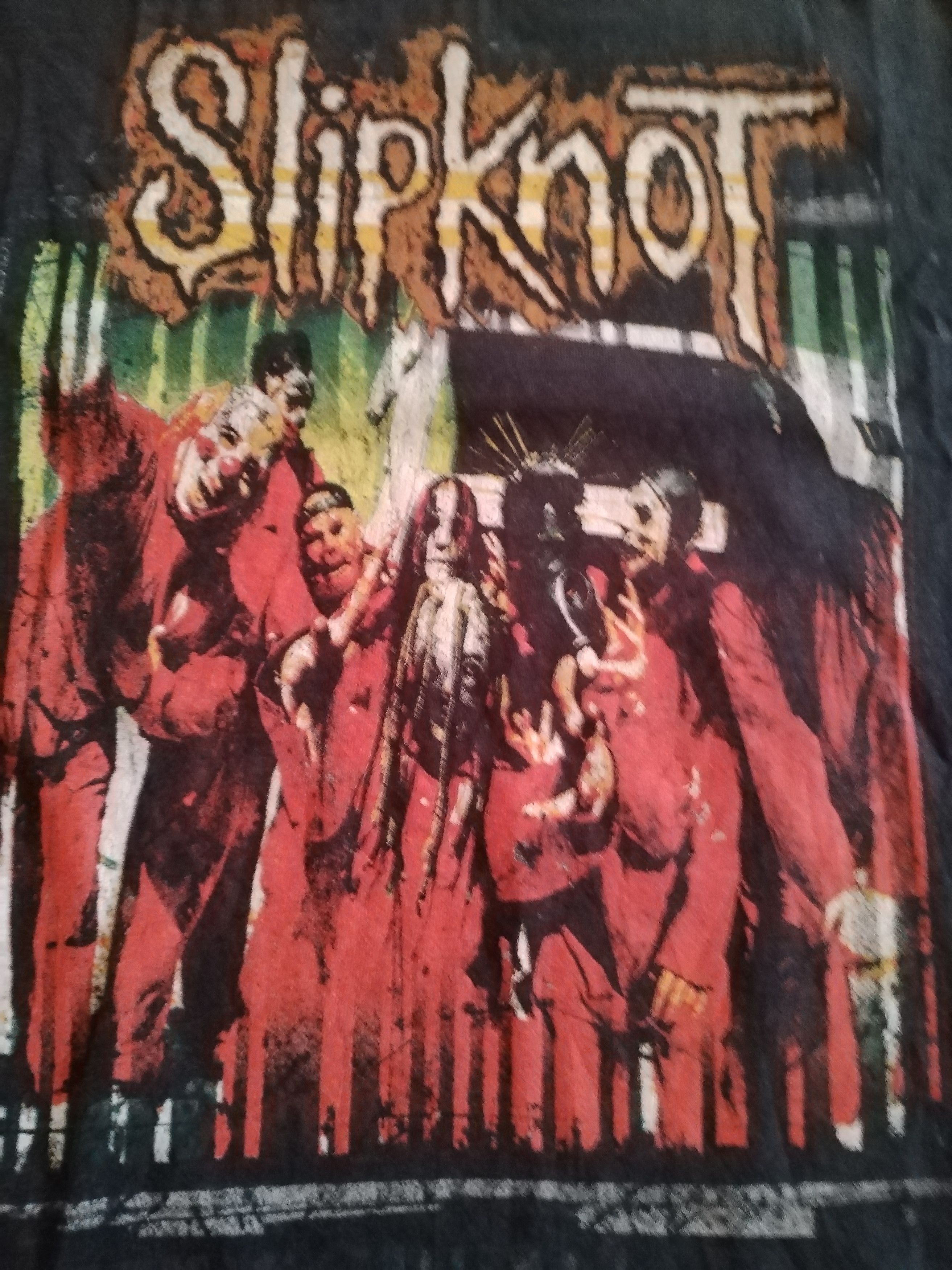 Vintage Slipknot M Size Vtg 2000 blue grape shirt Size US M / EU 48-50 / 2 - 2 Thumbnail