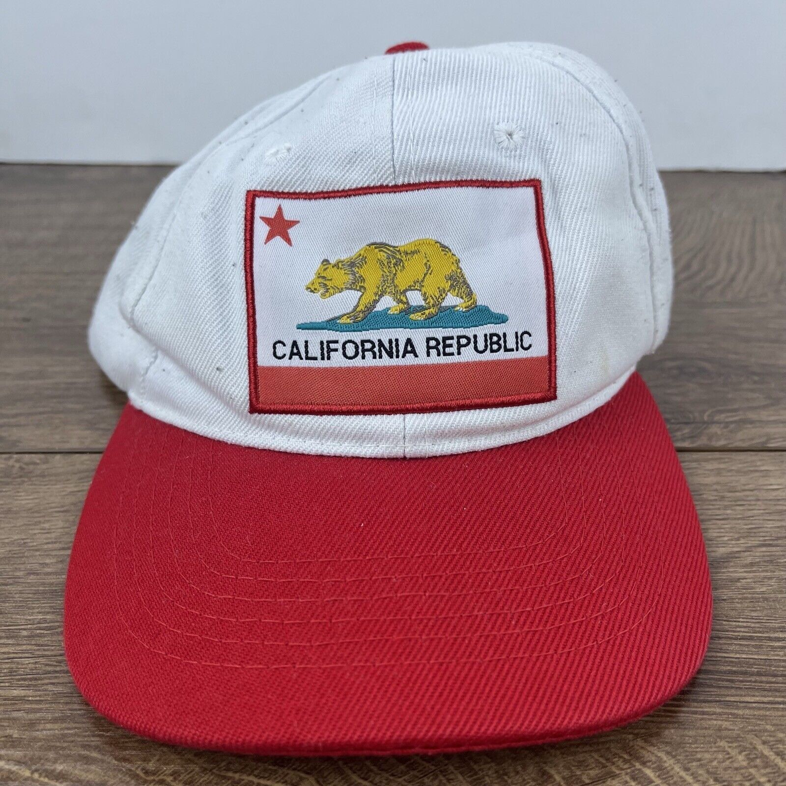 Other California Republic Hat California Adjustable Hat White Hat Size ONE SIZE - 5 Thumbnail