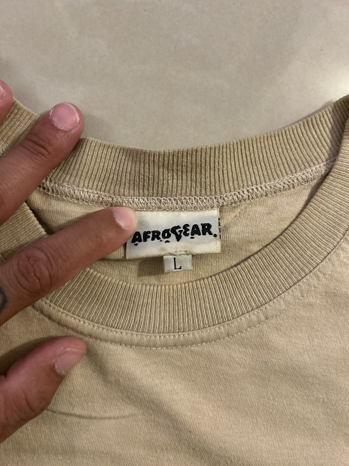 Vintage 1990s Safari tee Size US L / EU 52-54 / 3 - 3 Thumbnail