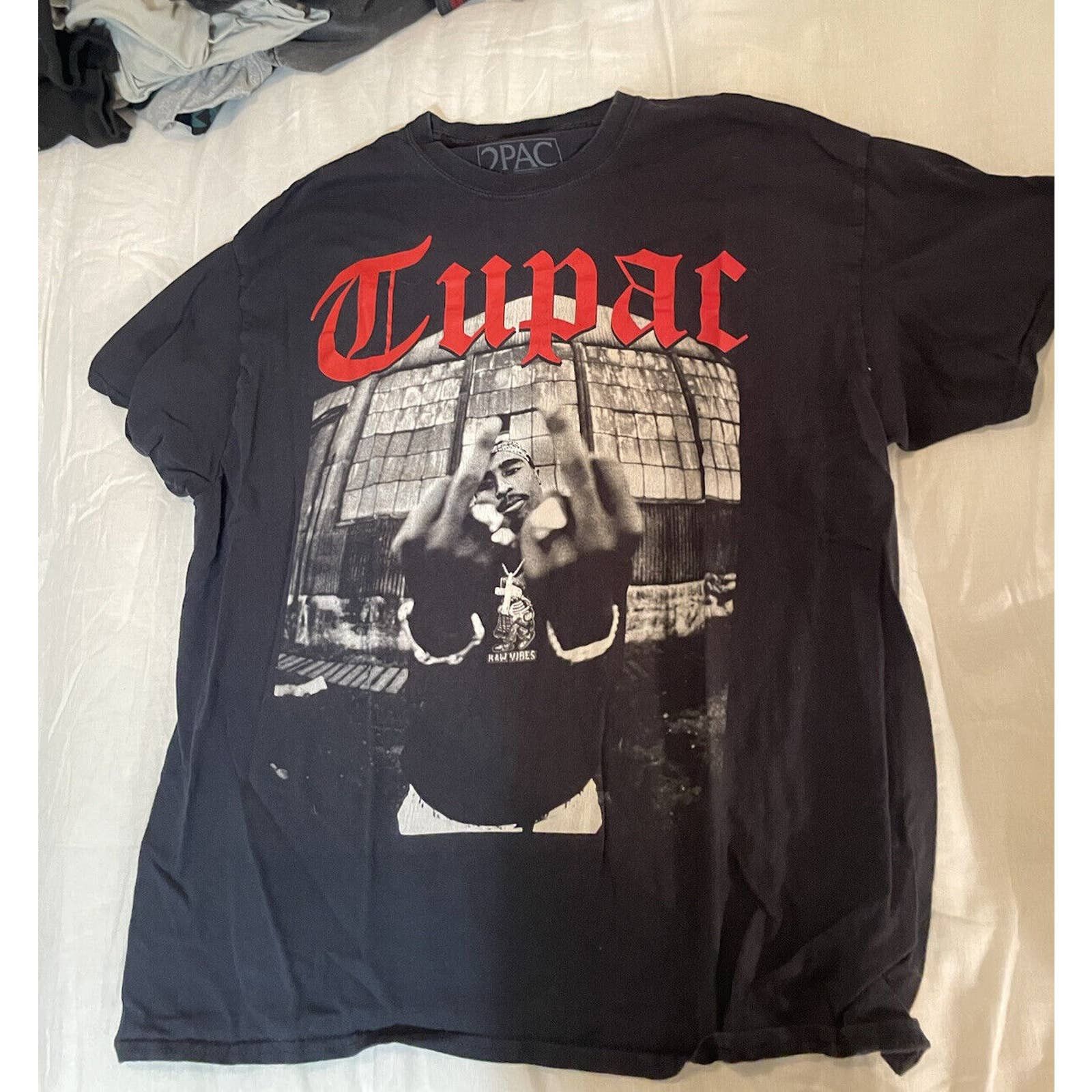 Vintage Vintage Dear Mama Tupac 2pac Shakur Rap Hip Hop T Shirt XL Size US XL / EU 56 / 4 - 1 Thumbnail