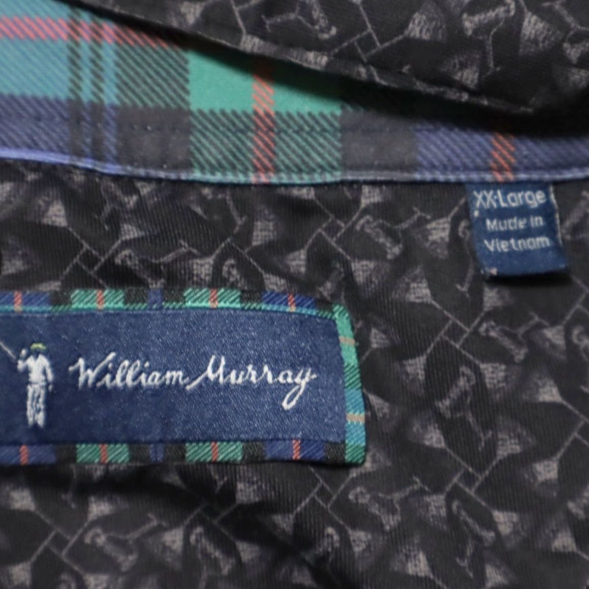 Vintage William Murray Cocktail Magarita Stretch Polo Shirt Black 2XL Mens Shirt Size US XXL / EU 58 / 5 - 5 Thumbnail