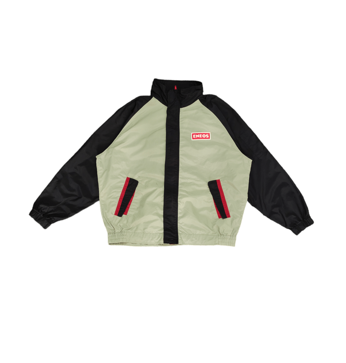 Japanese Brand Vintage Eneos Japanese Oil Lubricant Racing Light Jacket Size US XL / EU 56 / 4 - 2 Thumbnail