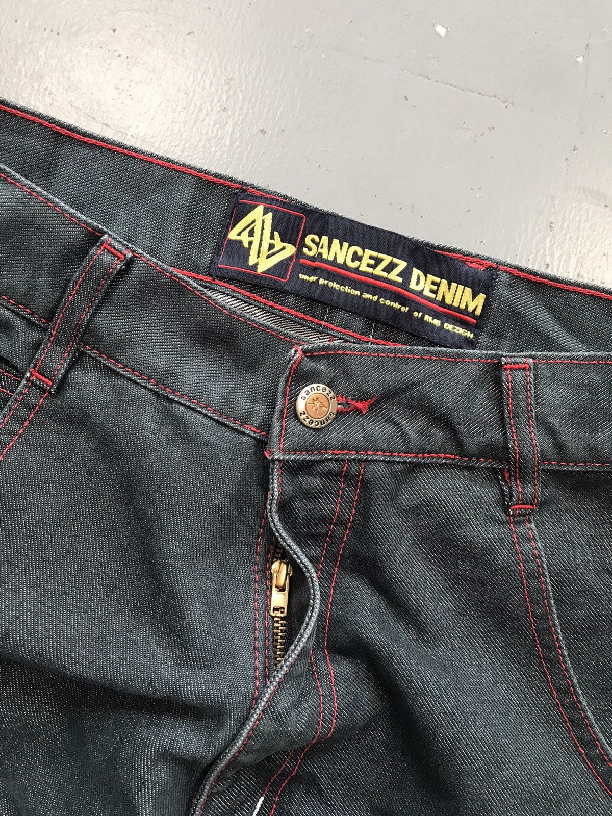JNCO × Southpole × Vintage Vintage Sancezz SpellOut embroidered carpenter denim Size US 32 / EU 48 - 6 Thumbnail