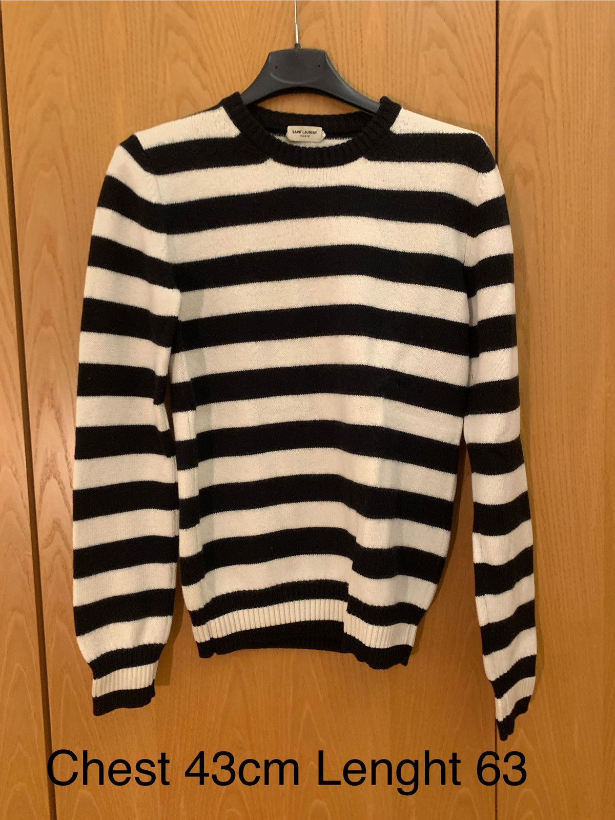 Saint Laurent Paris Iconic striped sweater Saint Laurent by Hedi Slimane 2013 Size US S / EU 44-46 / 1 - 1 Thumbnail