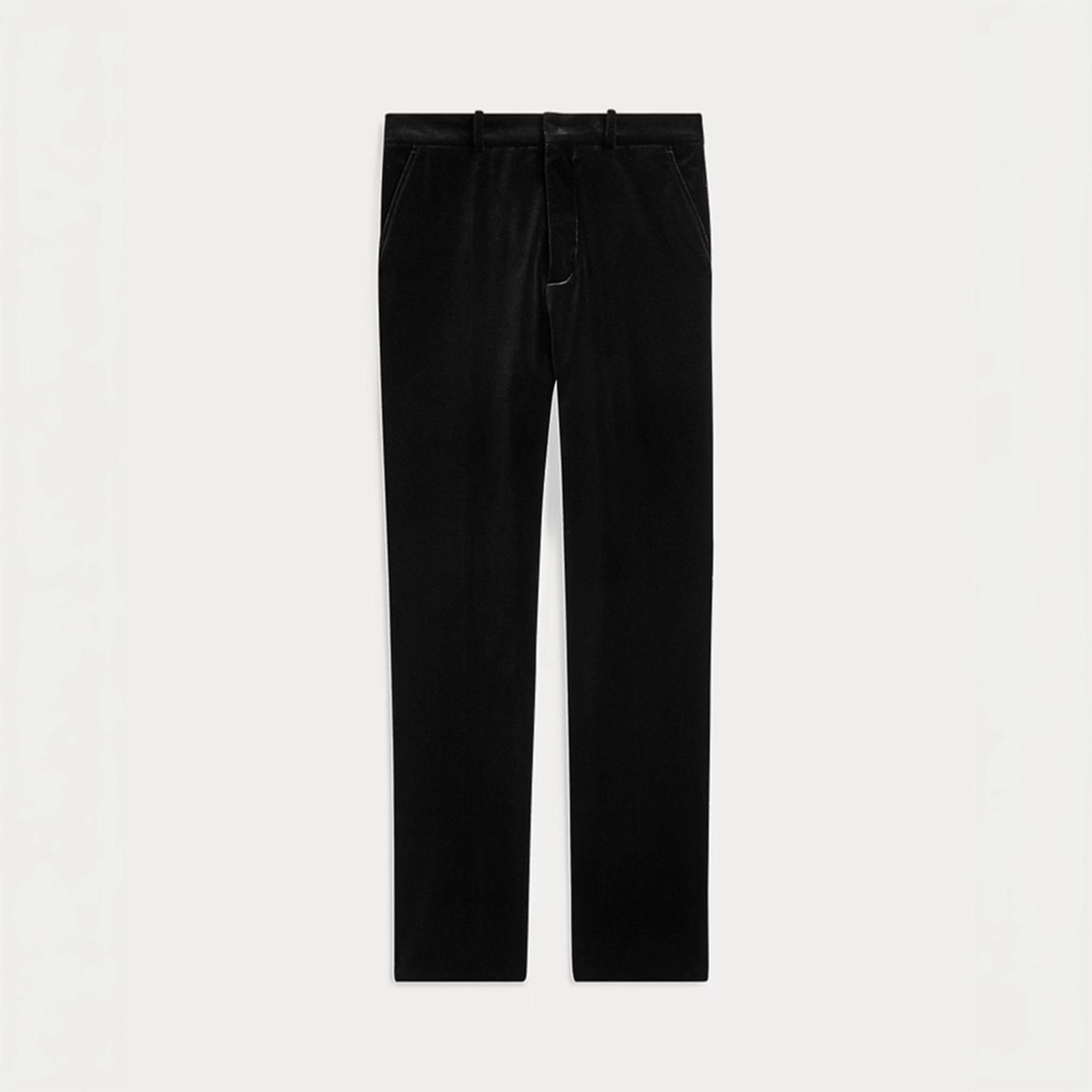 Polo Ralph Lauren POLO RALPH LAUREN X FRIENDS Velvet Straight Pant Black Sz 10 Size 32" / US 10 / IT 46 - 2 Thumbnail